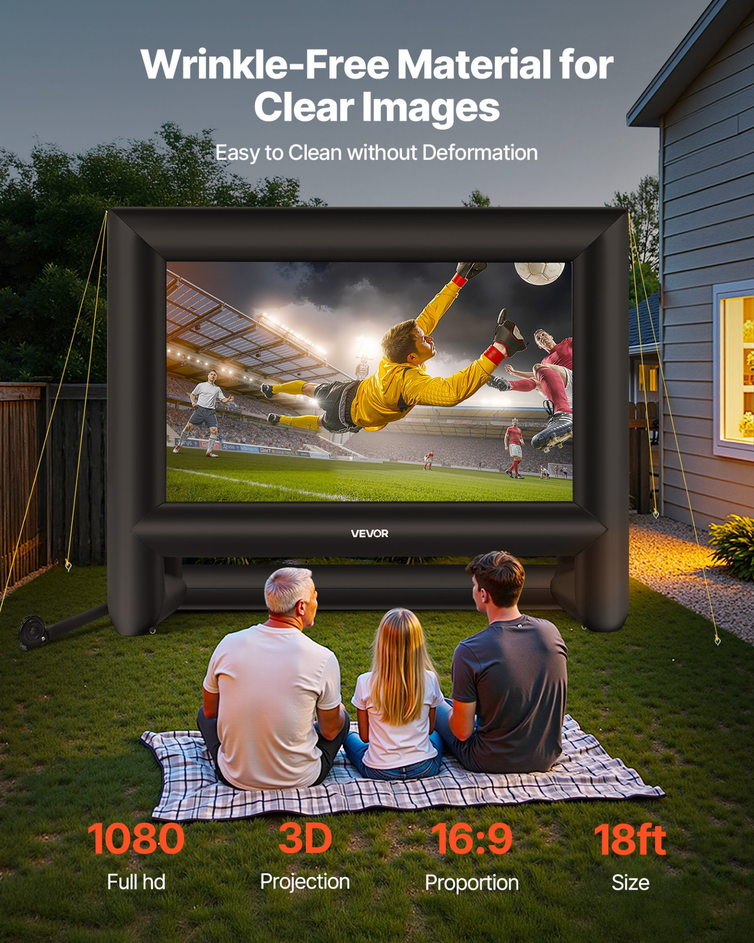 18FT Inflatable Movie Screen, Theme Party