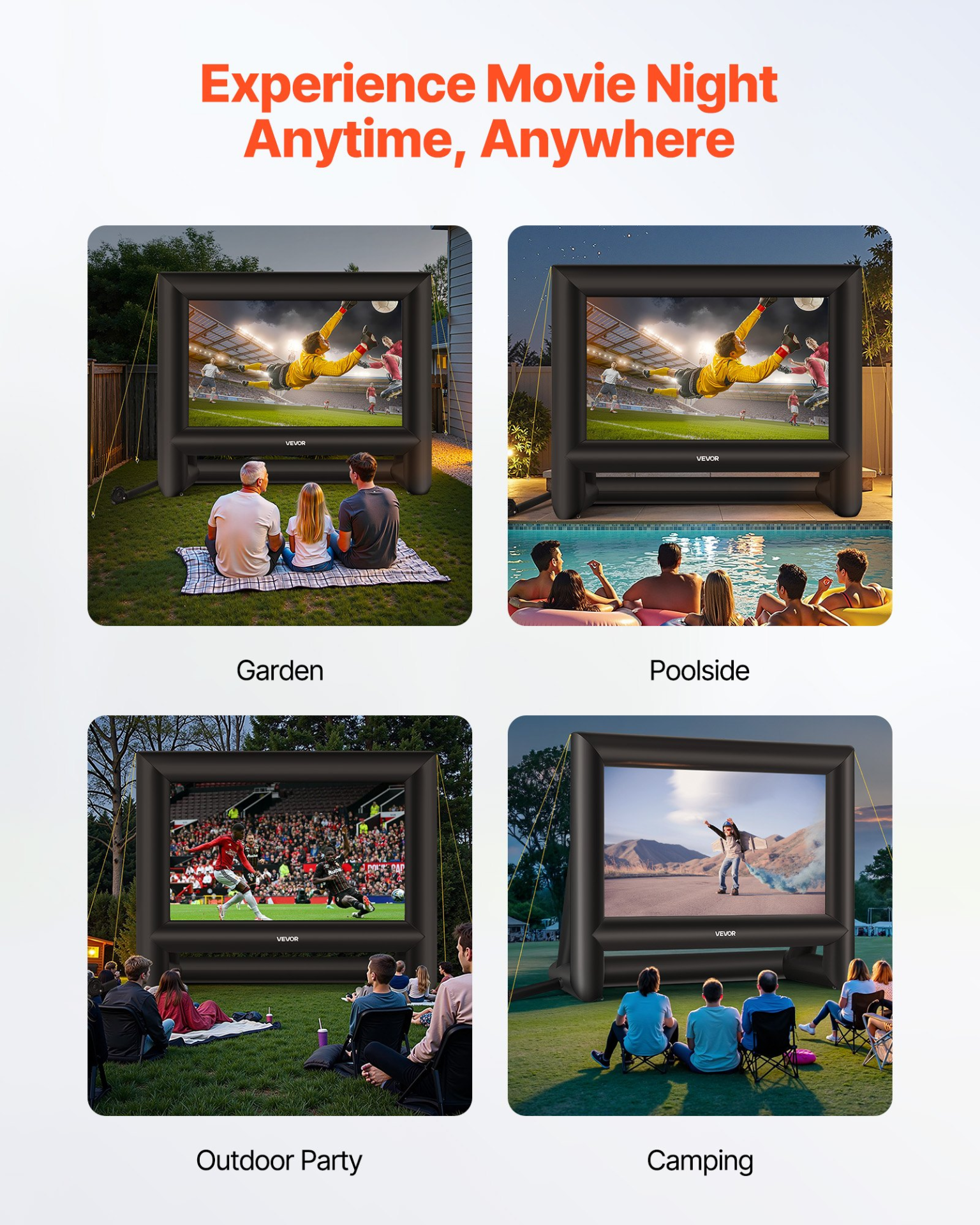 18FT Inflatable Movie Screen, Theme Party