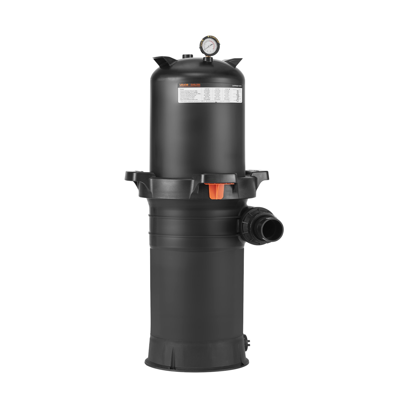 200 sq.ft² Cartridge Pool Filter Valve 9000 GPH Swimming Pool Filtration System - Picture 10 of 10