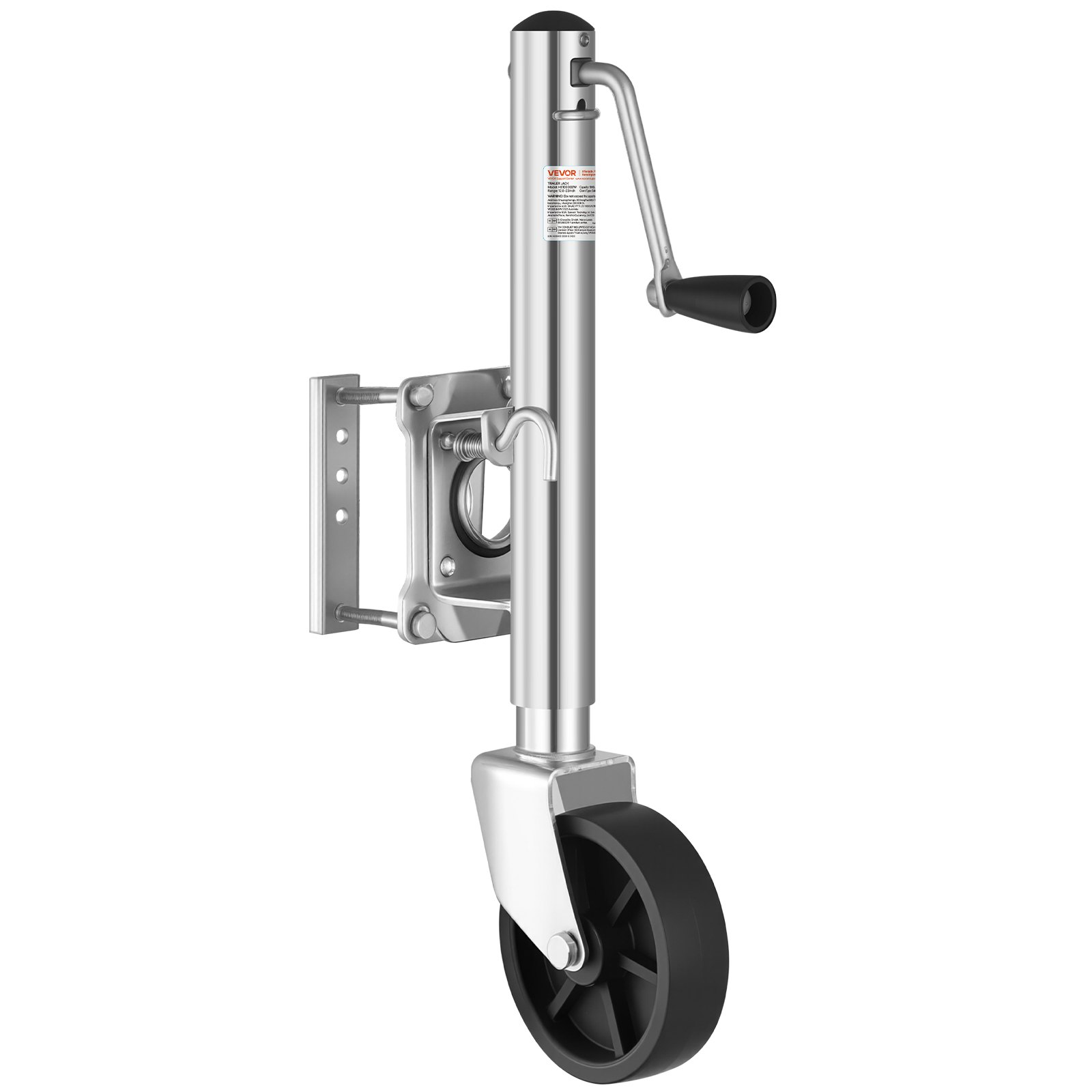 Trailer Jack with Wheel, 1000 lbs Load Capacity, Utility Trailers