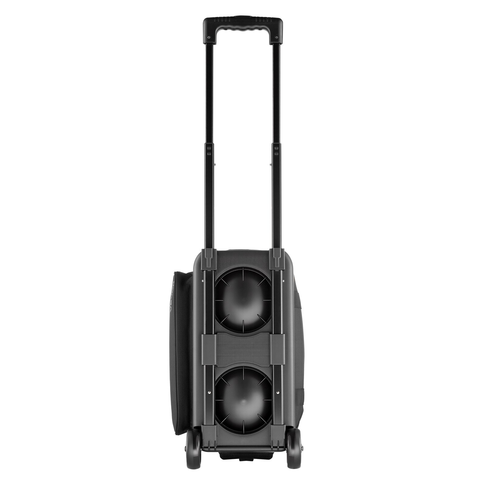 2 Ball Bowling Bag with Wheels Double Roller Bowling Bag with Shoe Compartment