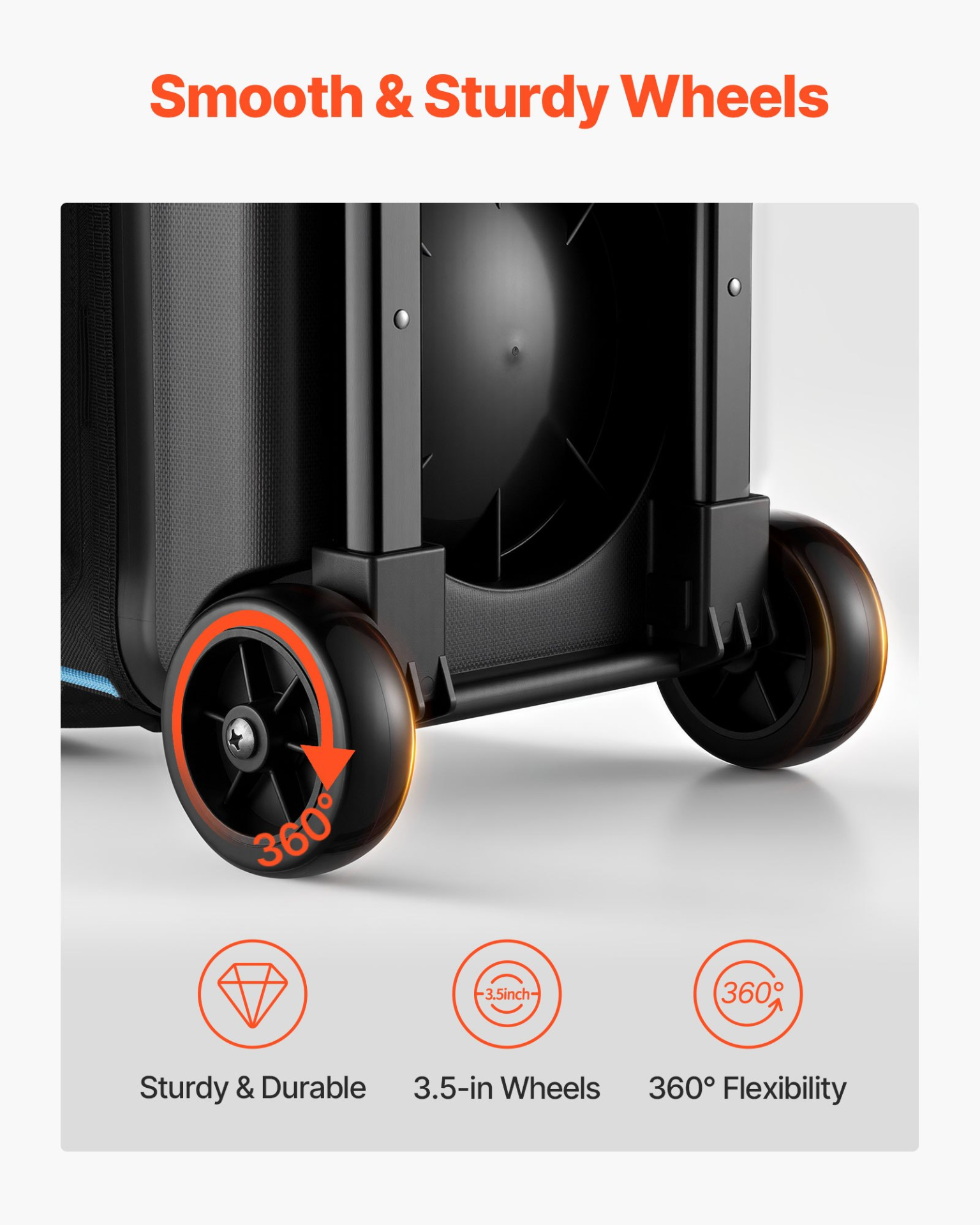 2 Ball Double Roller Bowling Bag w/Wheels Shoe Compartment Size 16 Handle