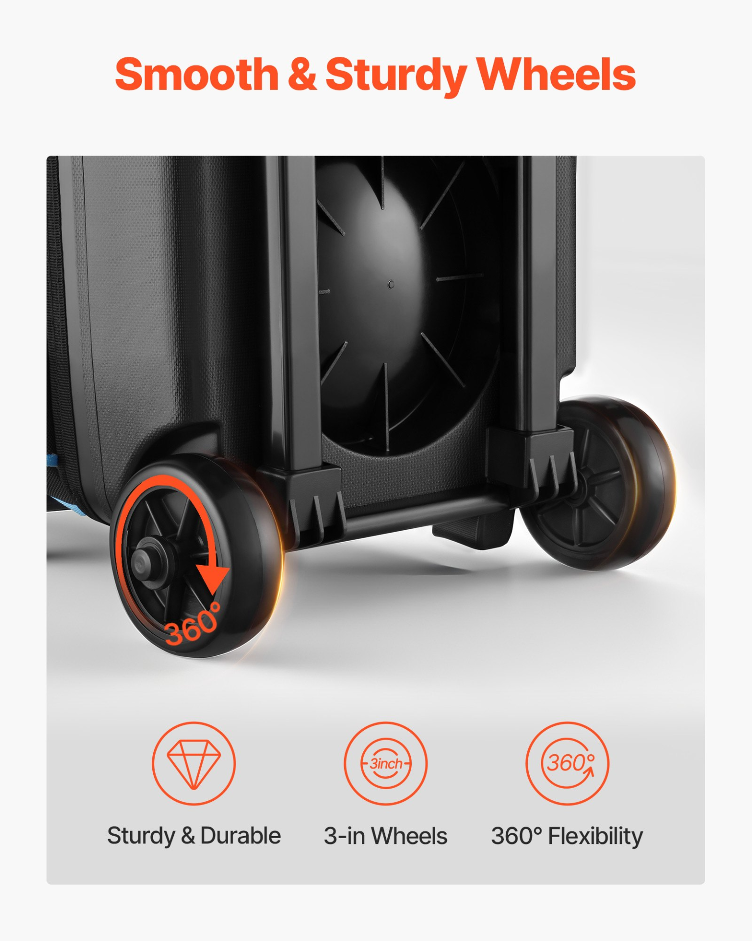 3 Ball Bowling Bag with Wheels Double Roller Bowling Bag with Shoe