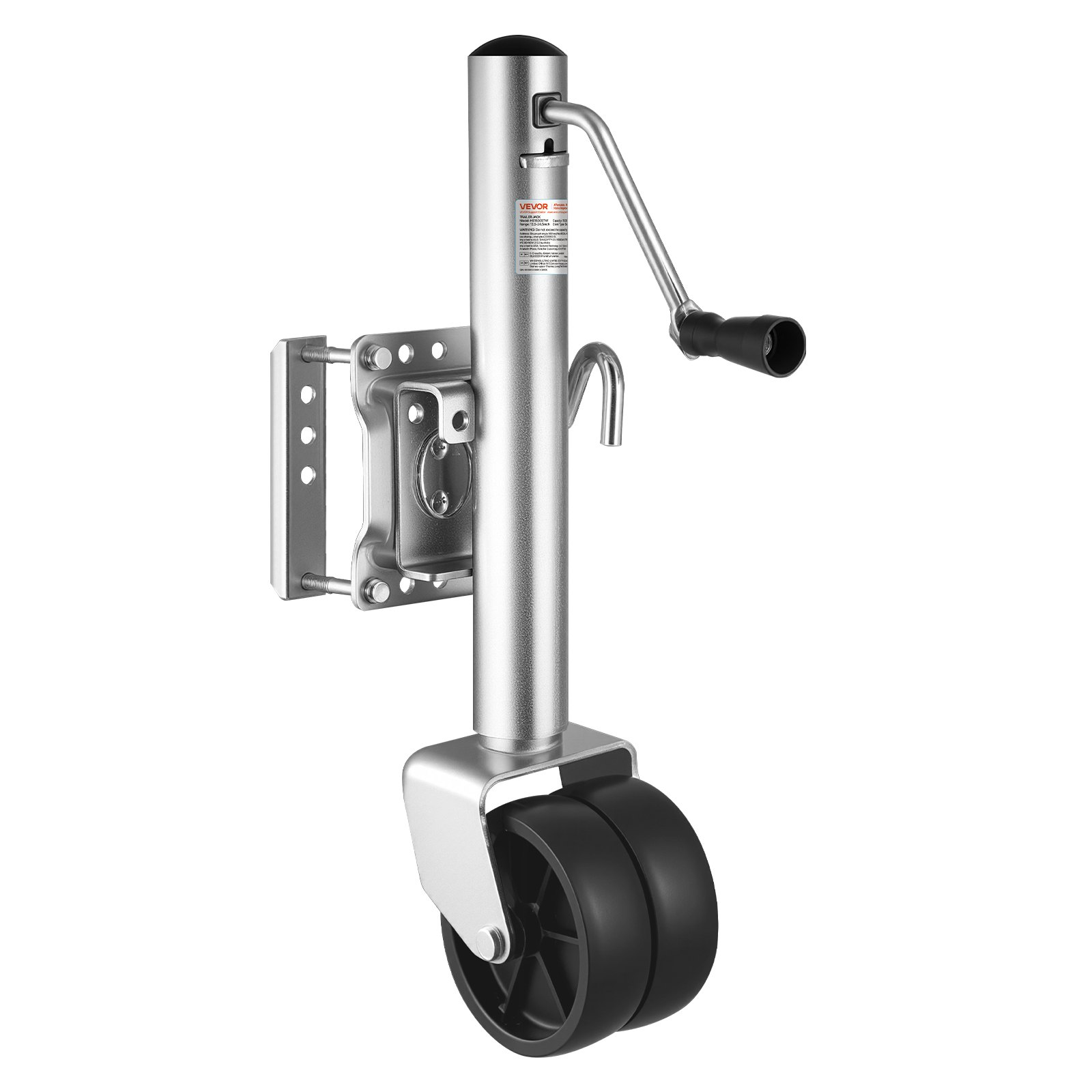 Trailer Jack with Wheel, 1500 lbs Load Capacity, Utility Trailers