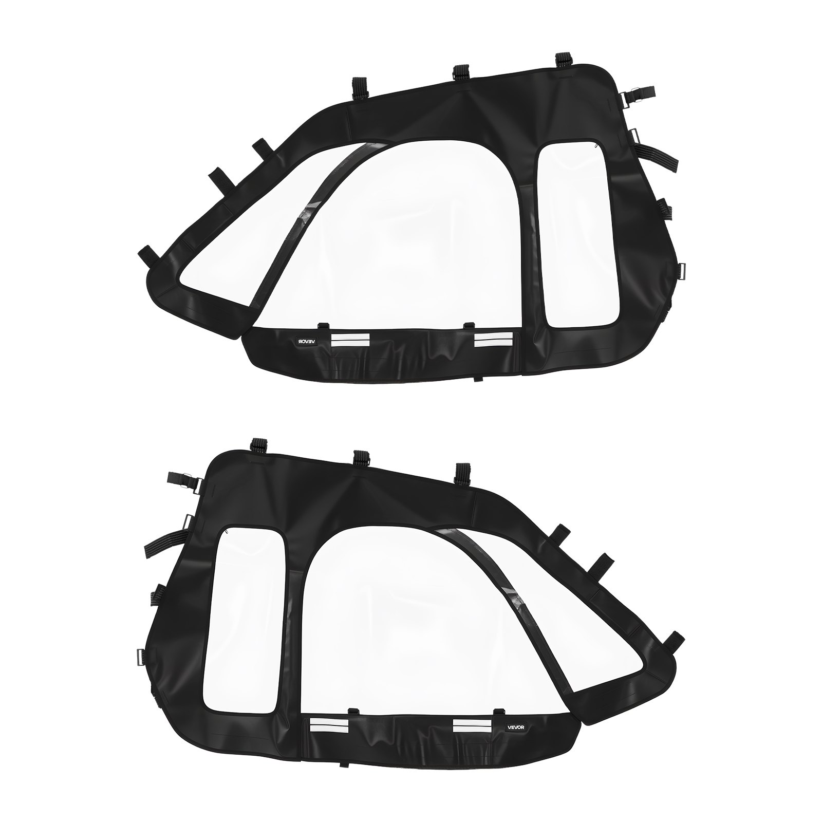 UTV Cab Enclosure Upper Doors Zipper for Polaris RZR XP 1000/XP Turbo 2014-2023