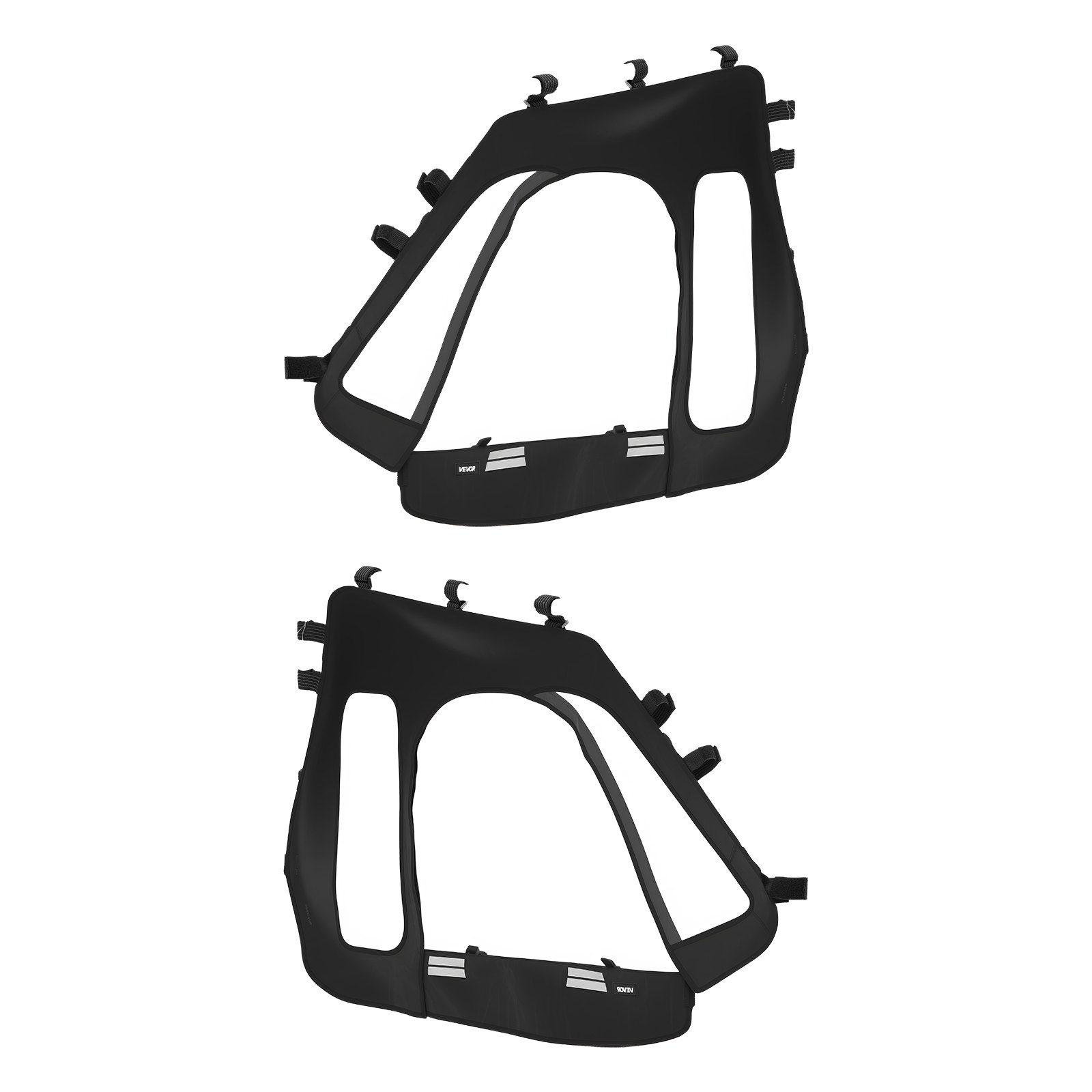 UTV Cab Enclosure Upper Doors Zipper for Polaris RZR XP 1000/XP Turbo 2014-2023
