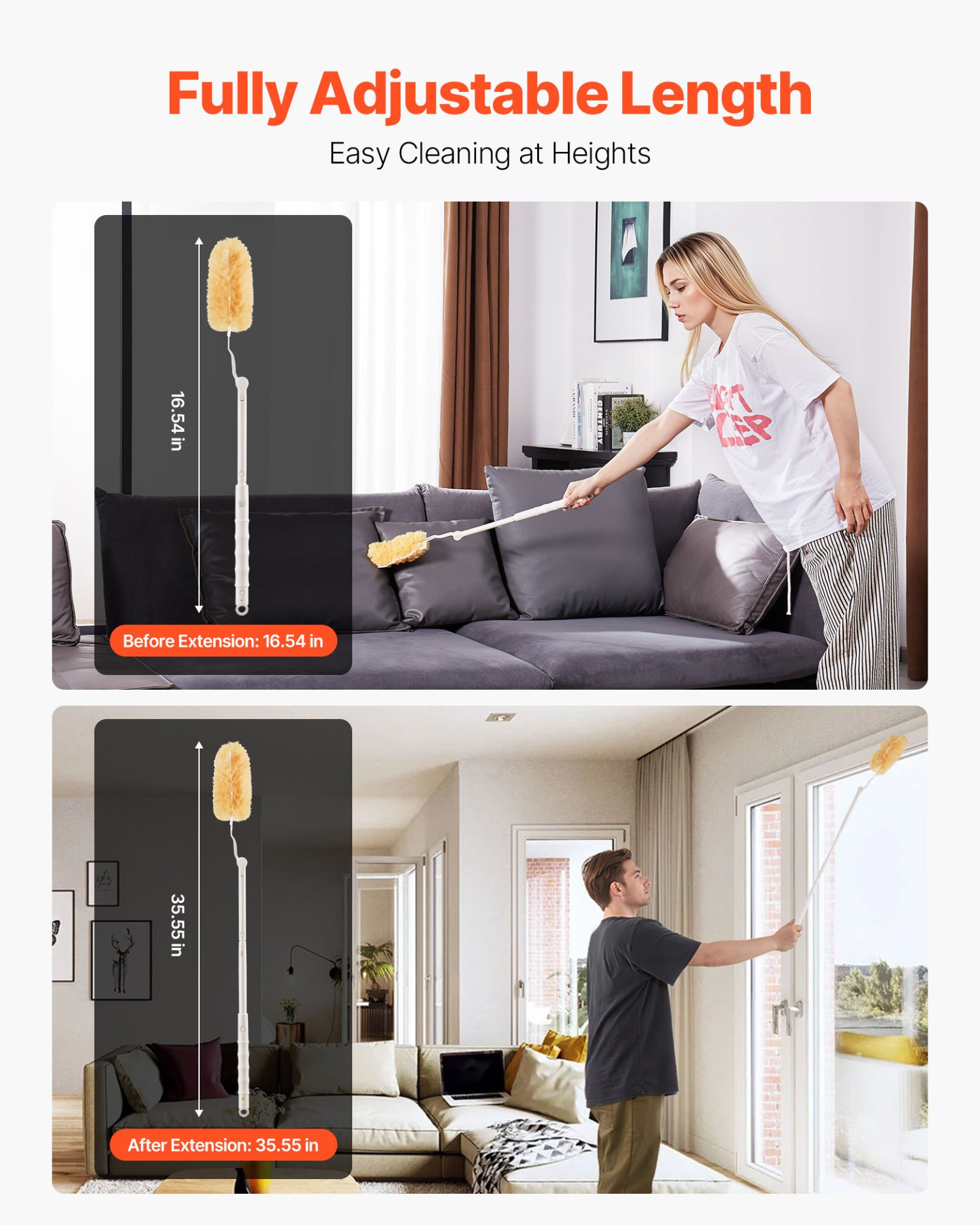 Duster Refills, Heavy Duty Dusters for Cleaning, Corners