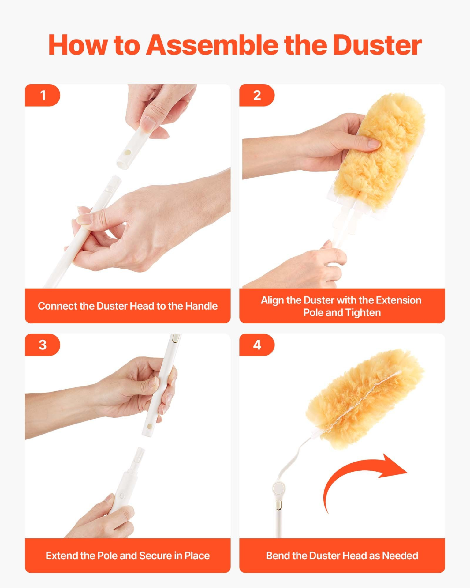 Duster Refills, Heavy Duty Dusters for Cleaning, Corners