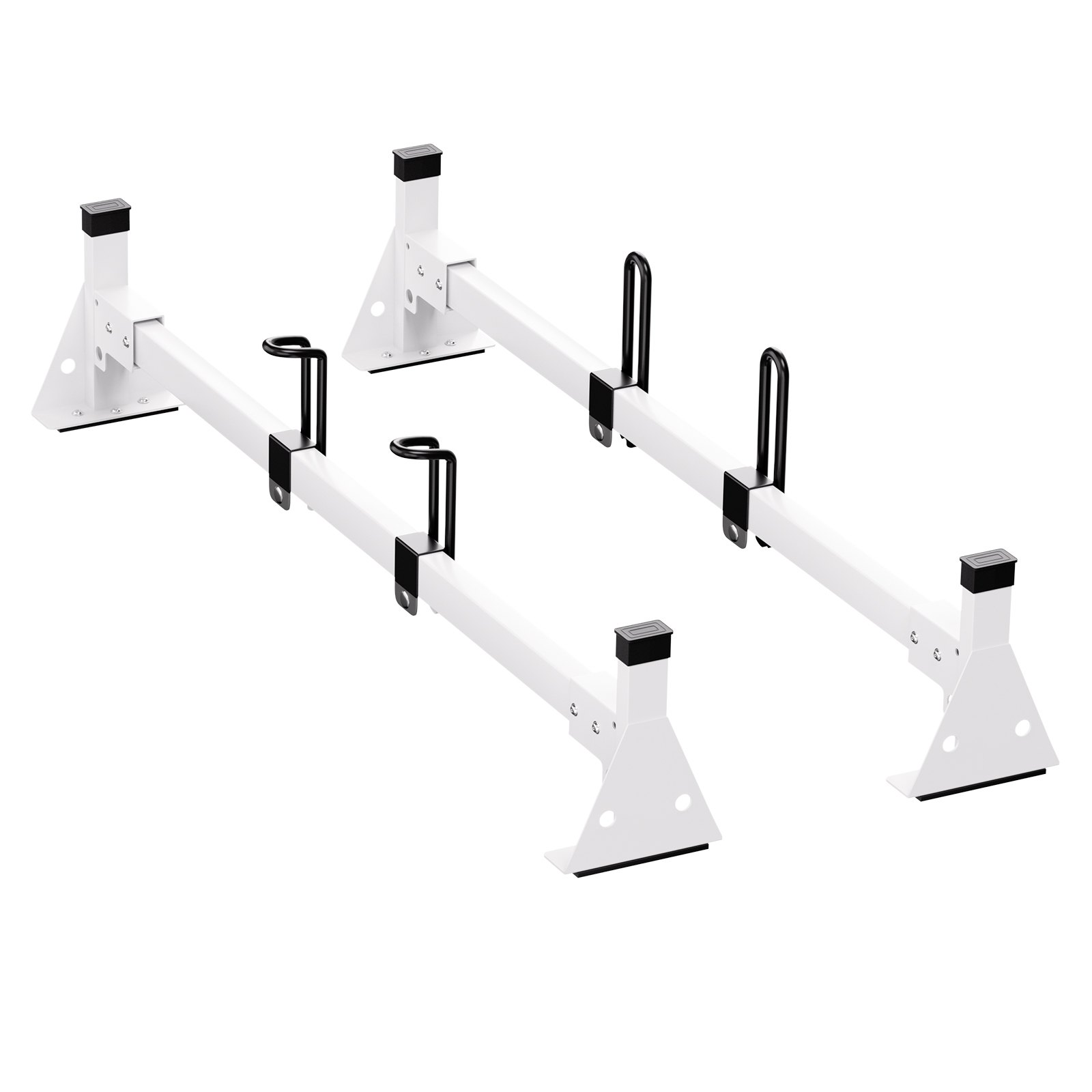 Trailer Ladder Rack, 54" 2 Crossbars Ladder Roof Rack, 2015-2022 - Image 9