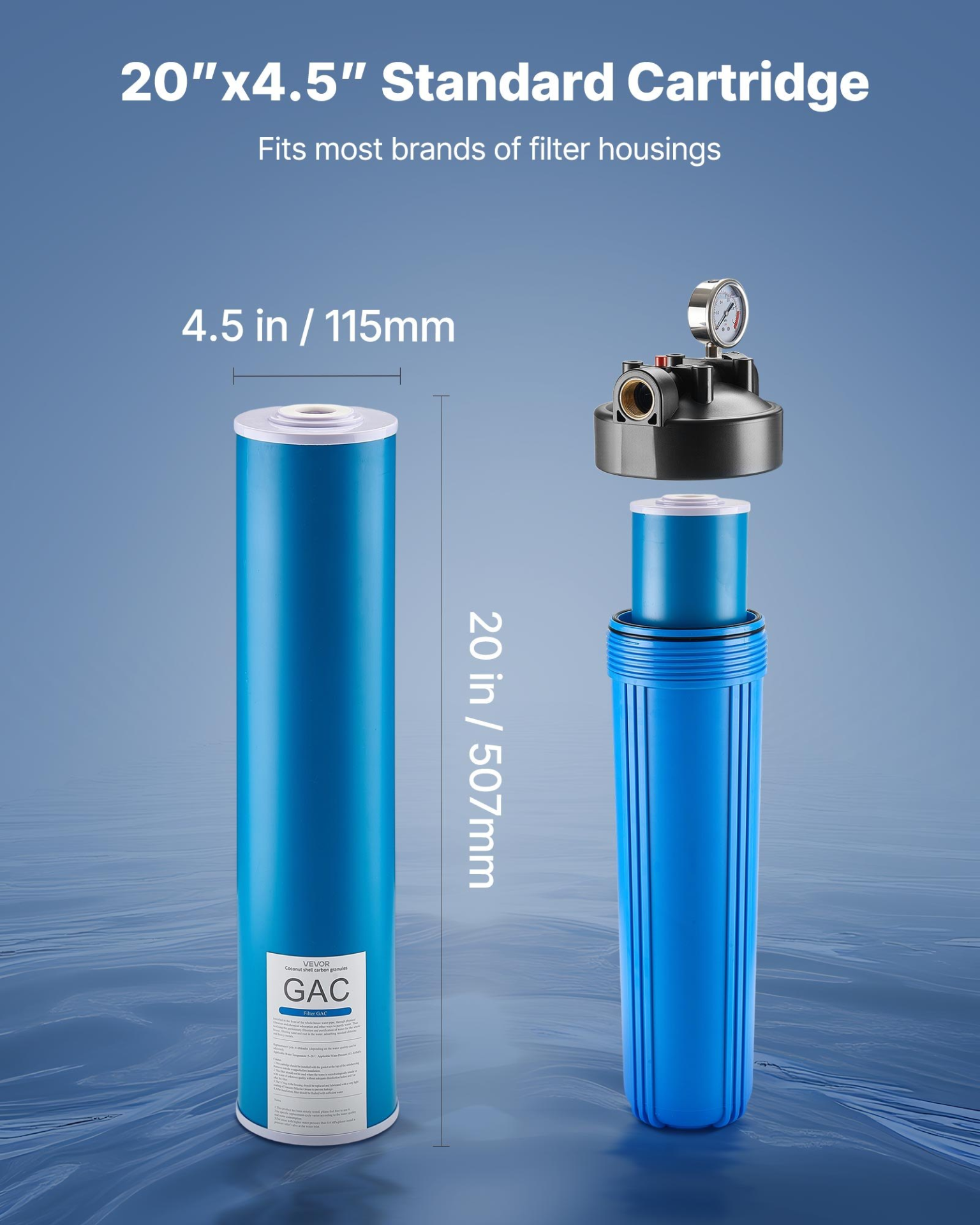 Whole House Water Filter Replacement Cartridge, Odor