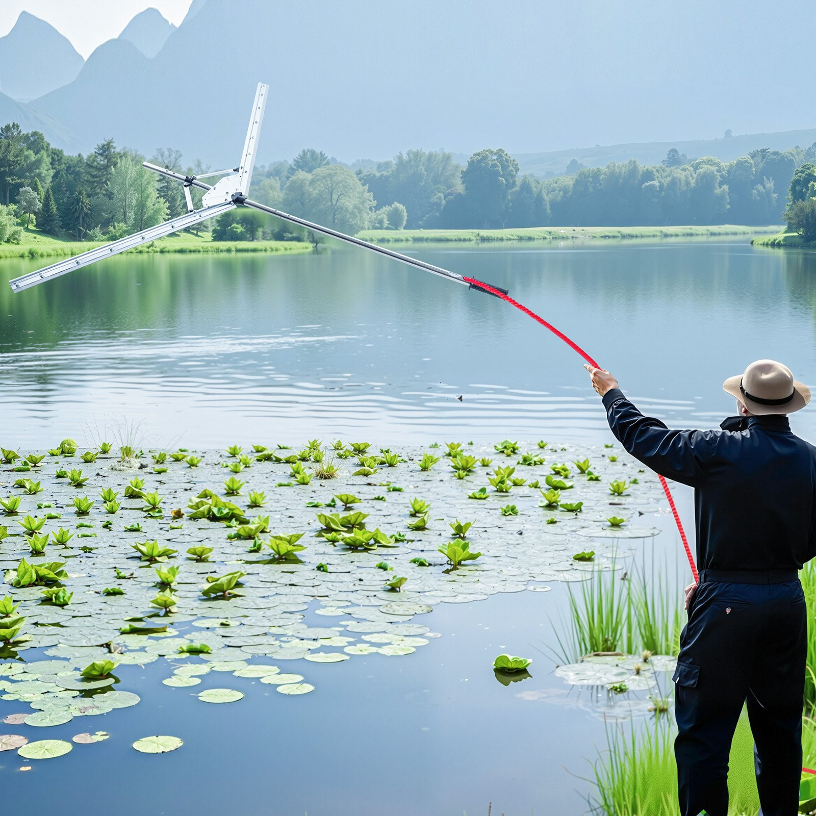 Lake Weed Cutter, Lilly Pads & Chara