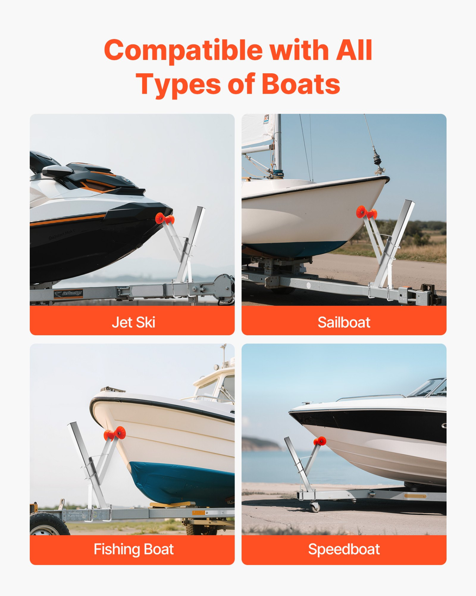 Boat Winch Stand 2-3 inch Winch Posts Boat Trailer Winch Seat with Roller