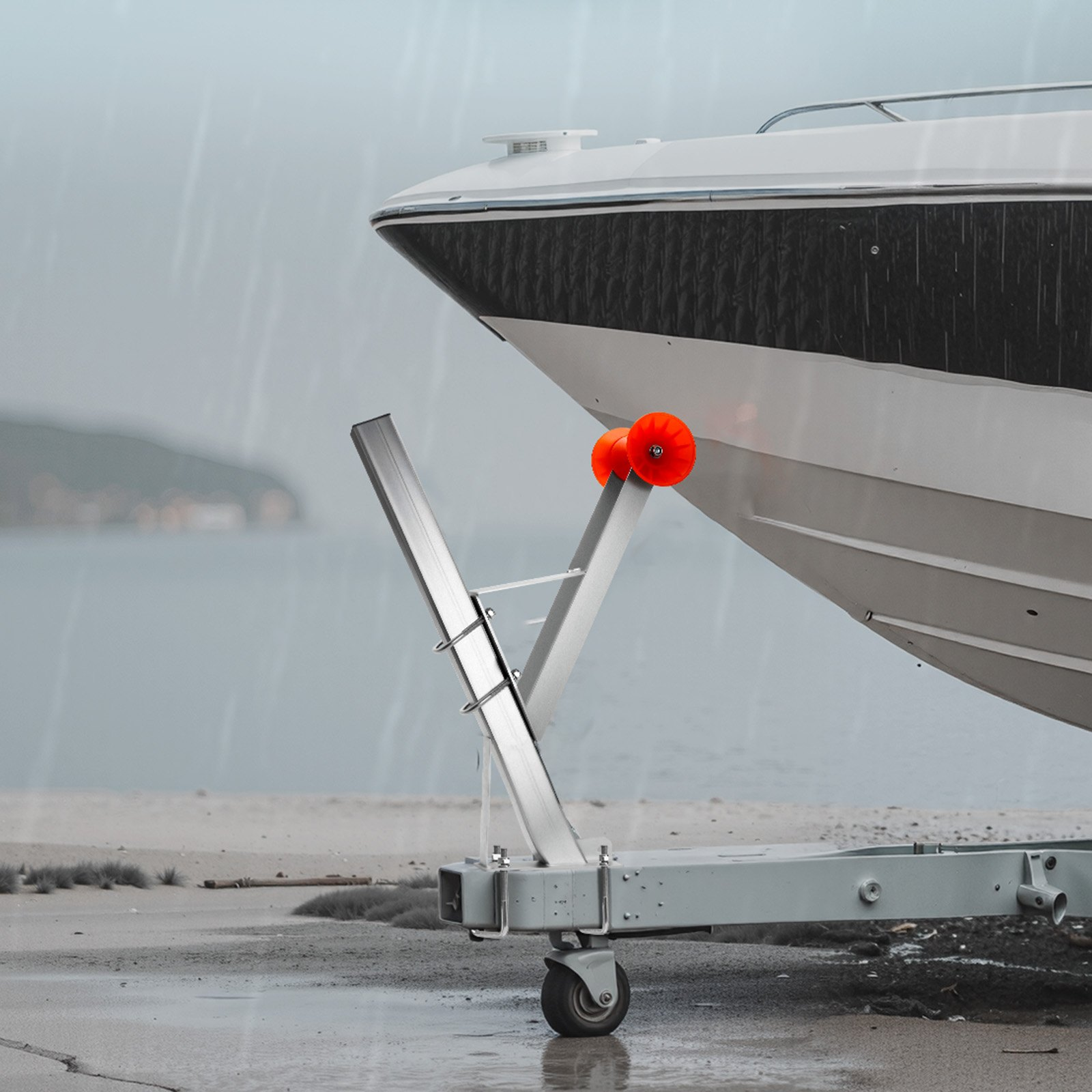 Boat Winch Stand 2-3 inch Winch Posts Boat Trailer Winch Seat with Roller