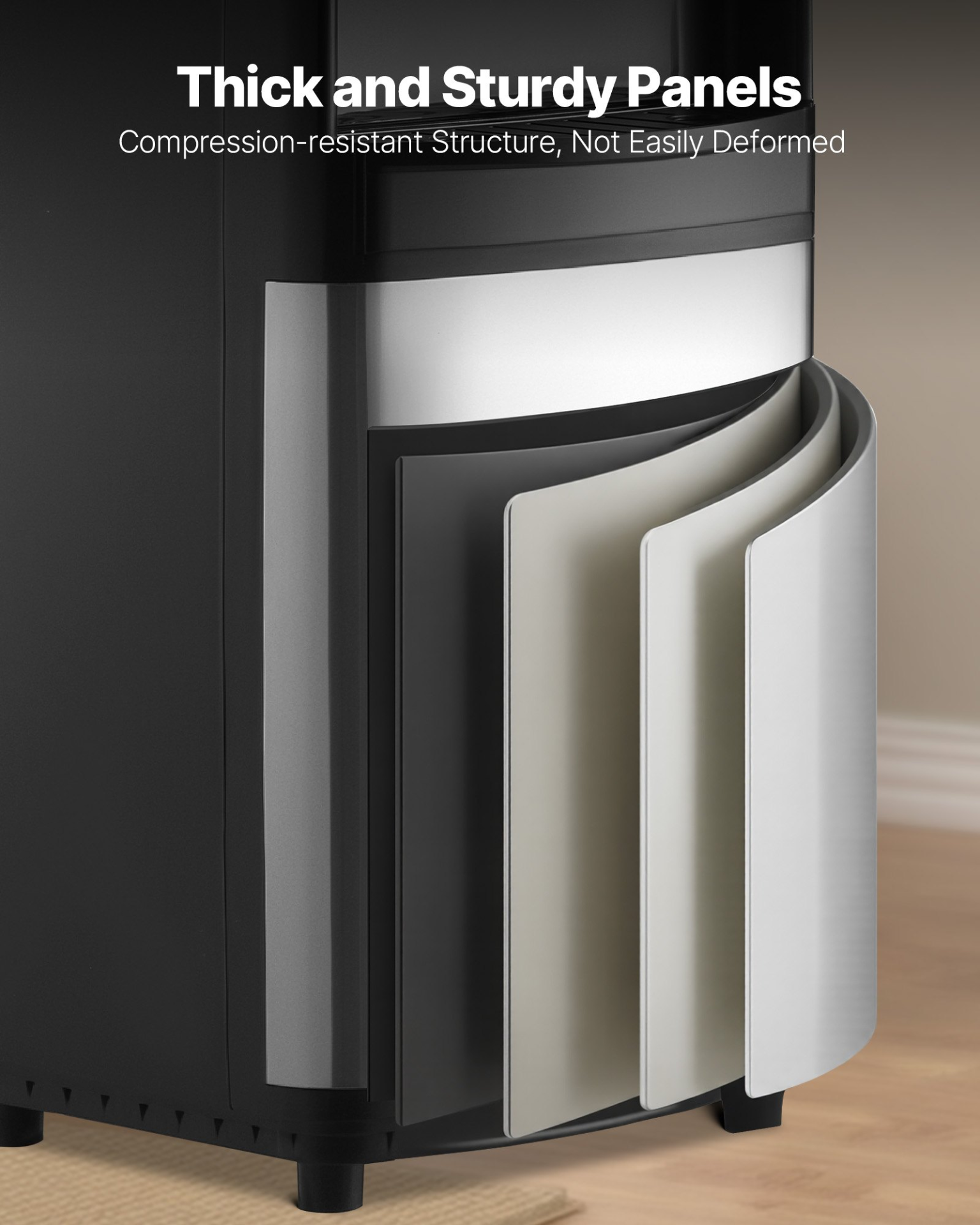 Top Loading Water Cooler Dispenser, Black