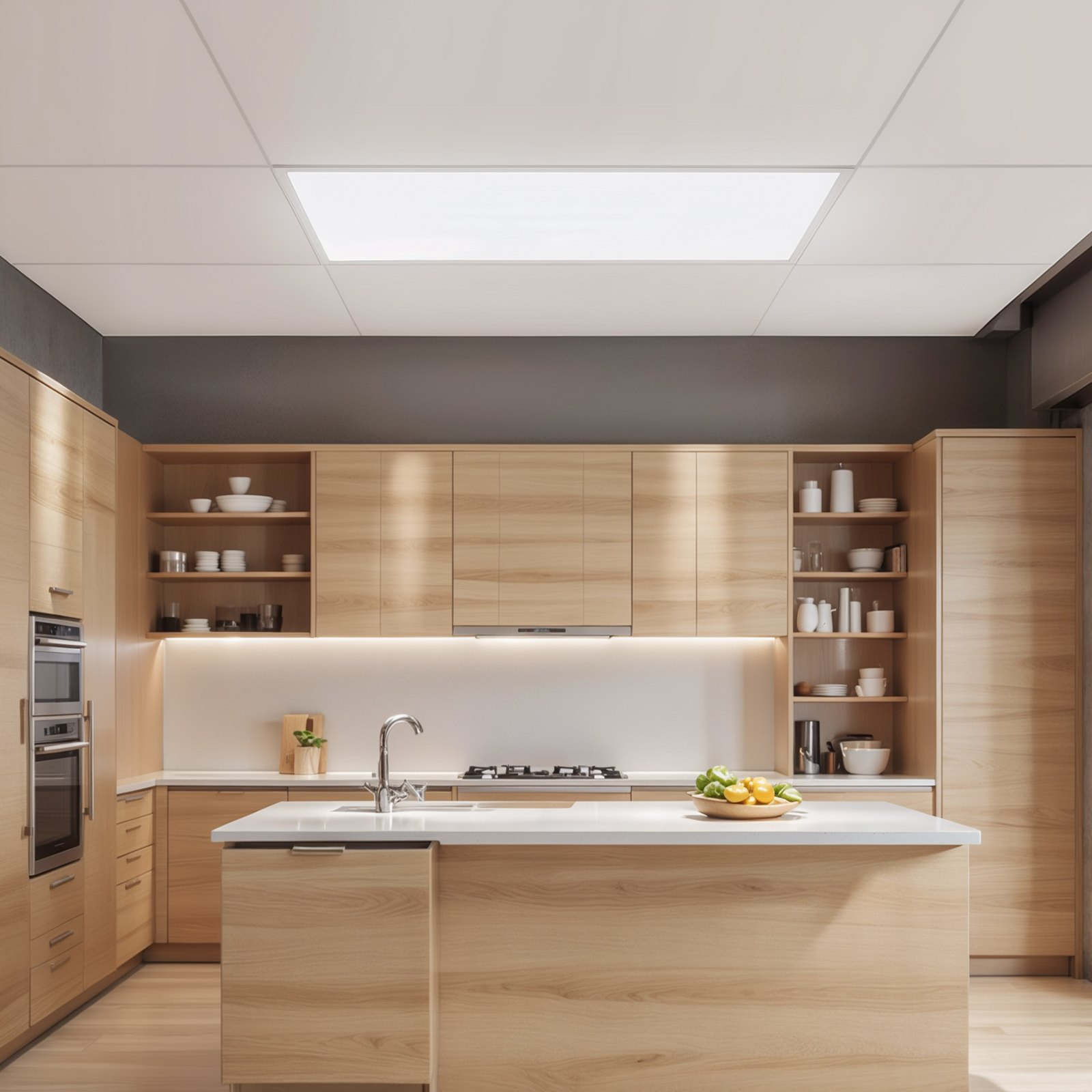 VEVOR 2x4 FT LED Flat Panel Light 7800LM Ceiling Light Fixture 4000K/5000K/6000K