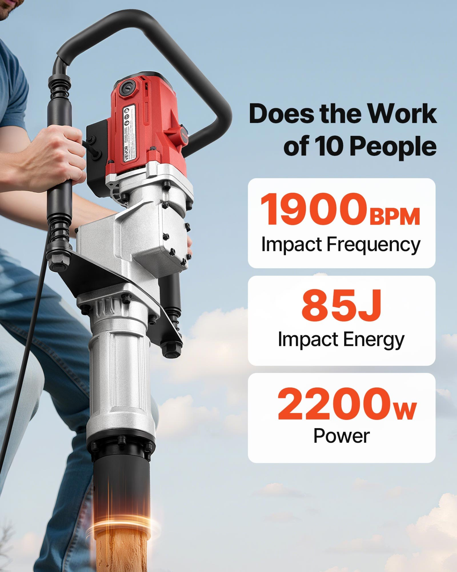 Electric T Post Driver, Landscaping Projects