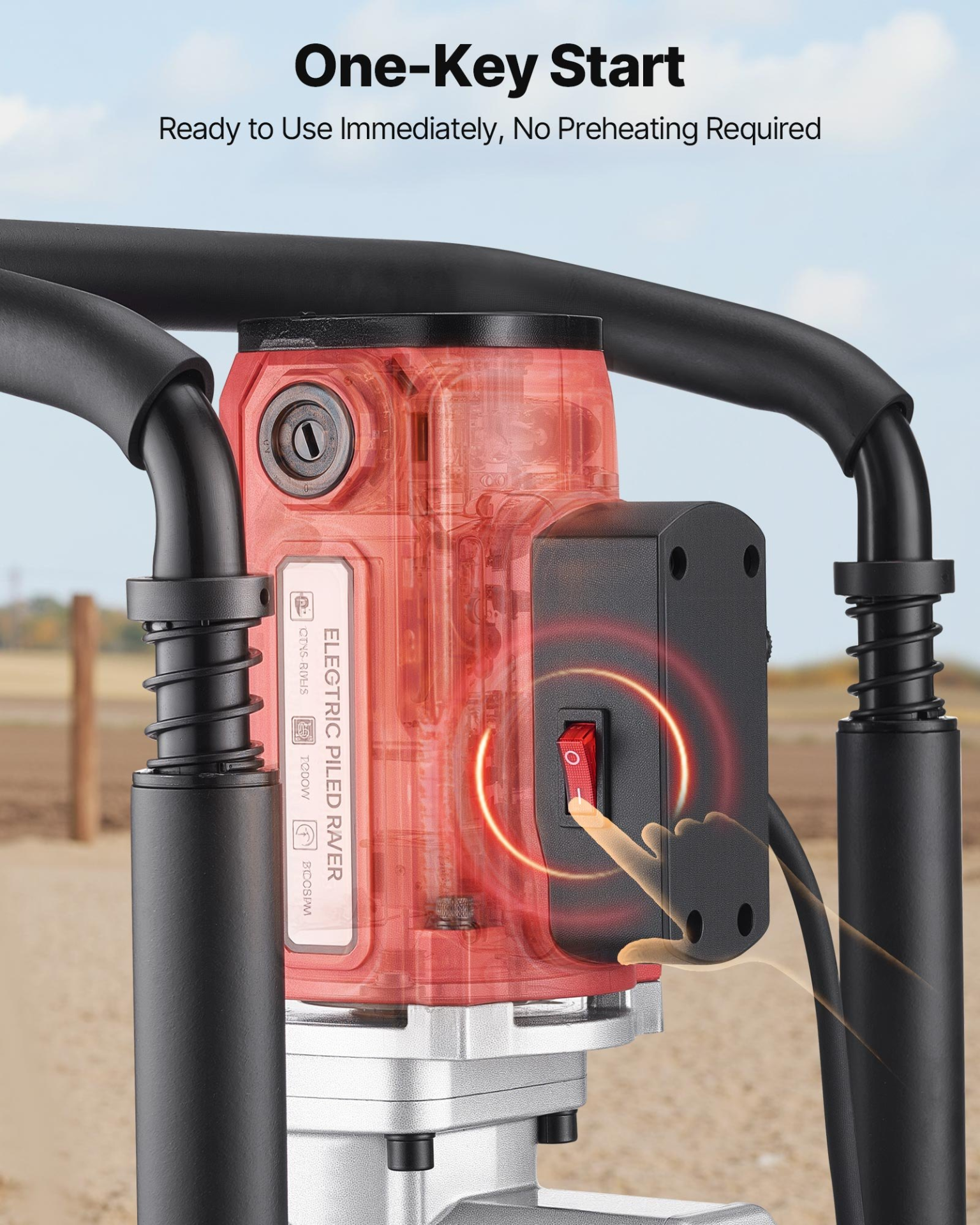 Electric T Post Driver, Landscaping Projects