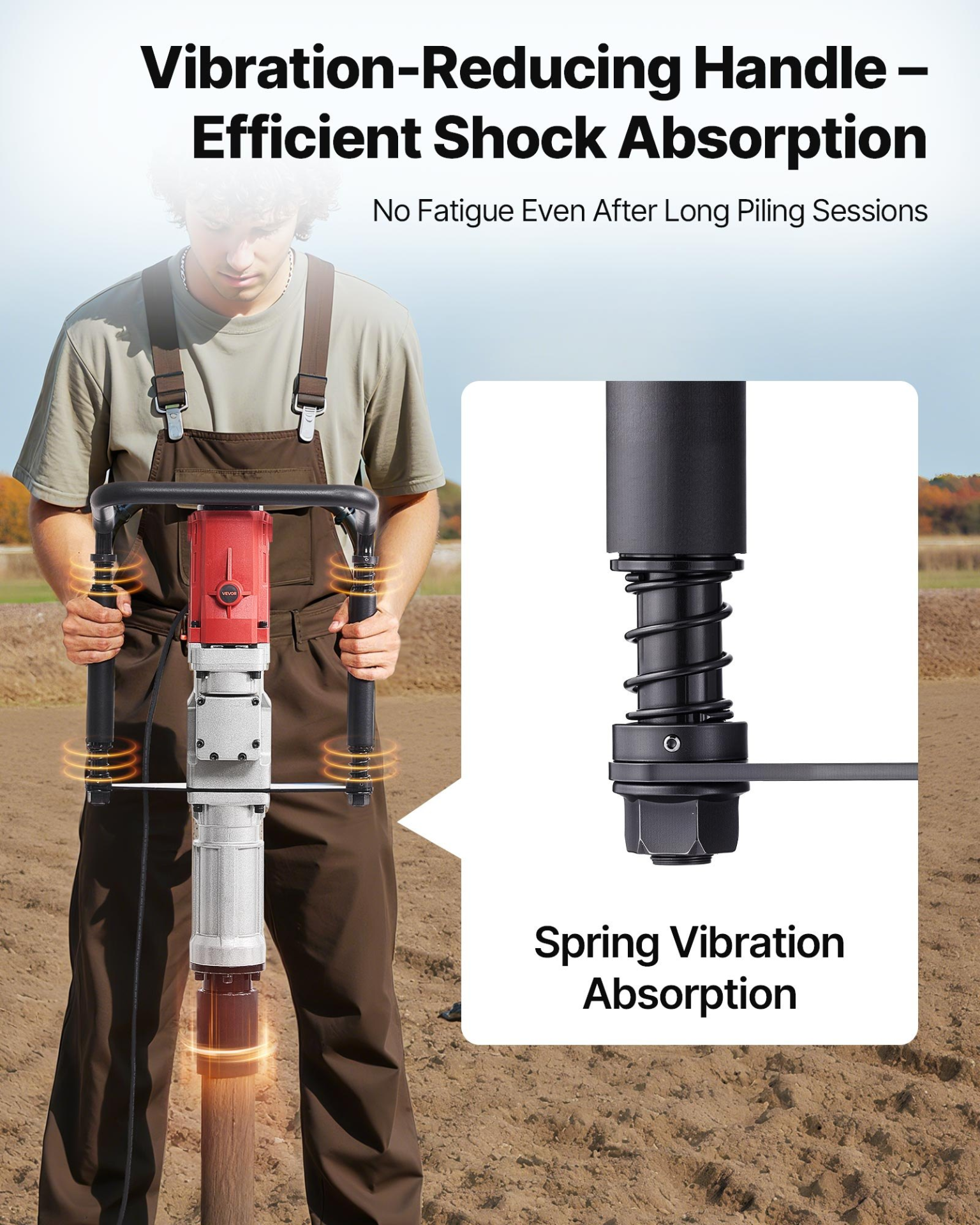 Electric T Post Driver, Landscaping Projects