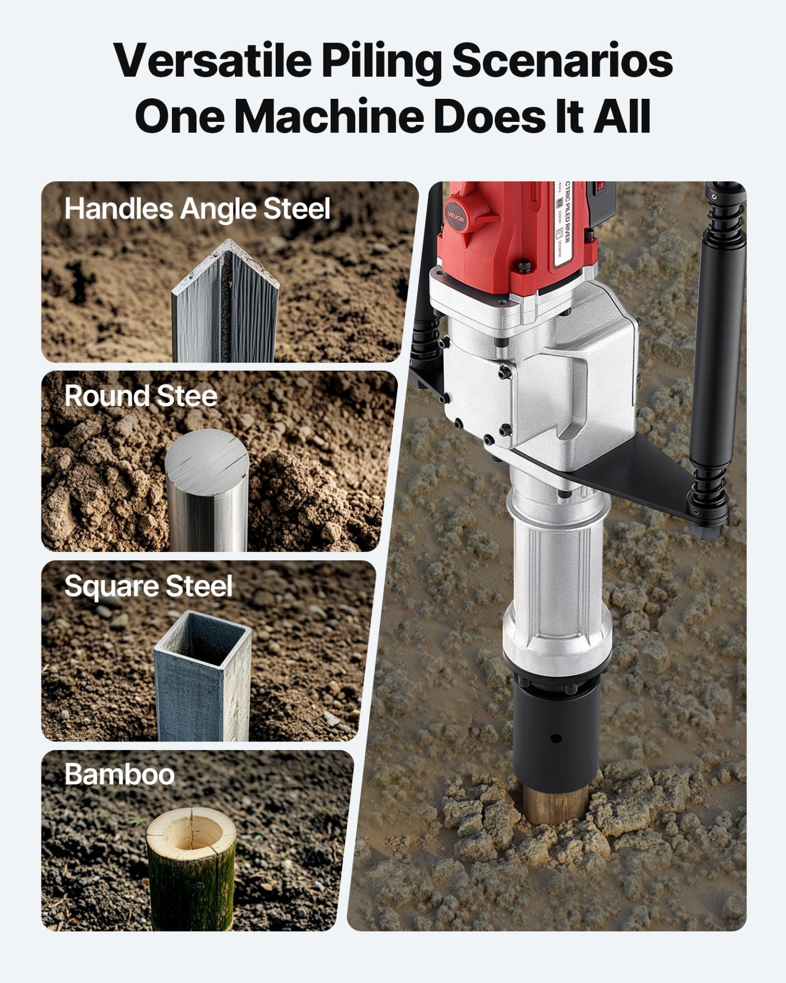 Electric T Post Driver, Landscaping Projects