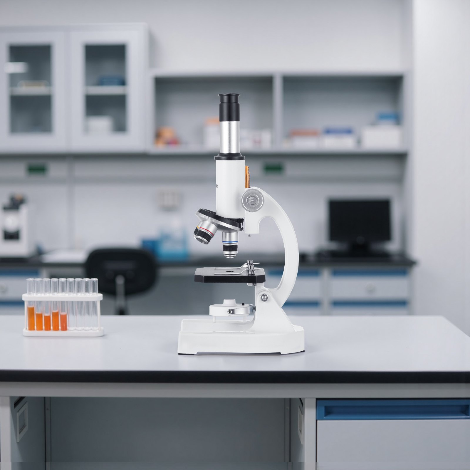 Professional Monocular Compound Microscope Kit 40-2000X Magnification