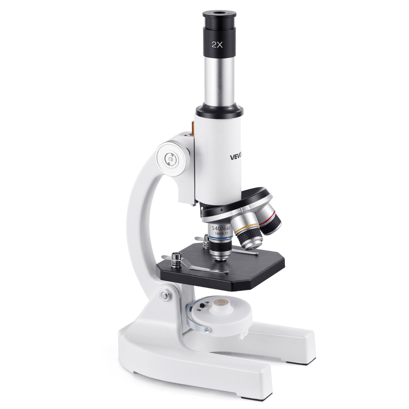 Professional Monocular Compound Microscope Kit 40-2000X Magnification