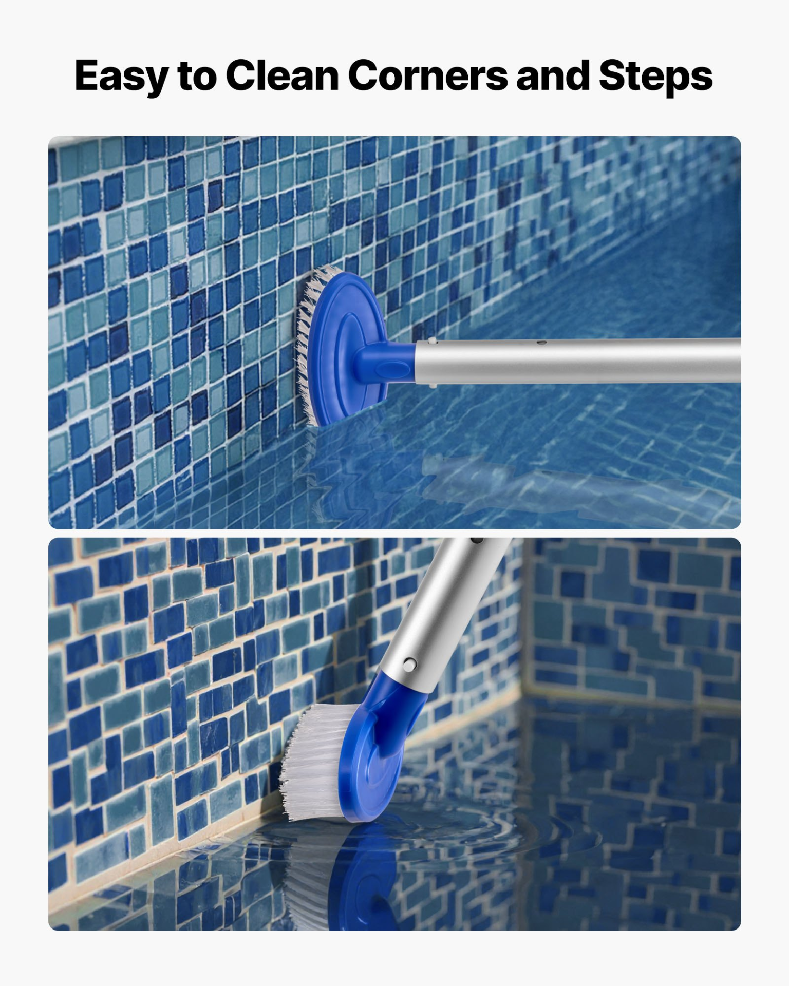 Swimming Pool Cleaning Kit, No Poles
