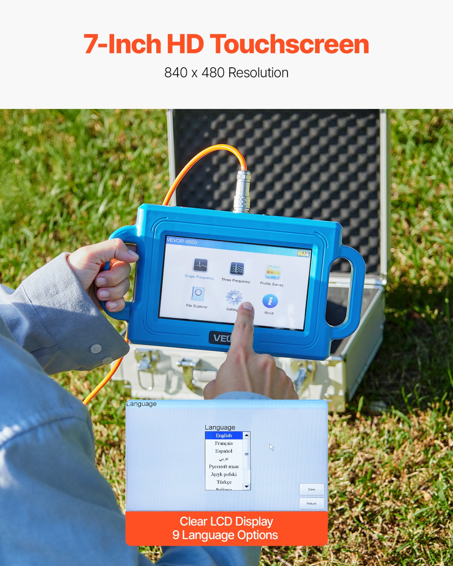 Underground Water Detector, Carry Case