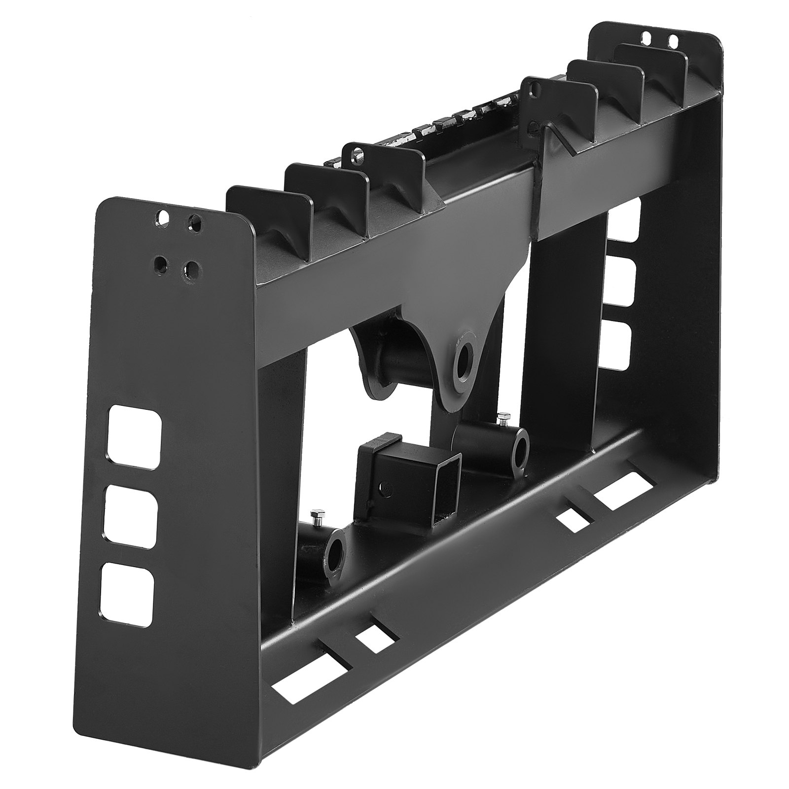 Skid Steer Pallet Fork Frame 4000 lb 45" Quick Attach w/2" Hitch Receiver