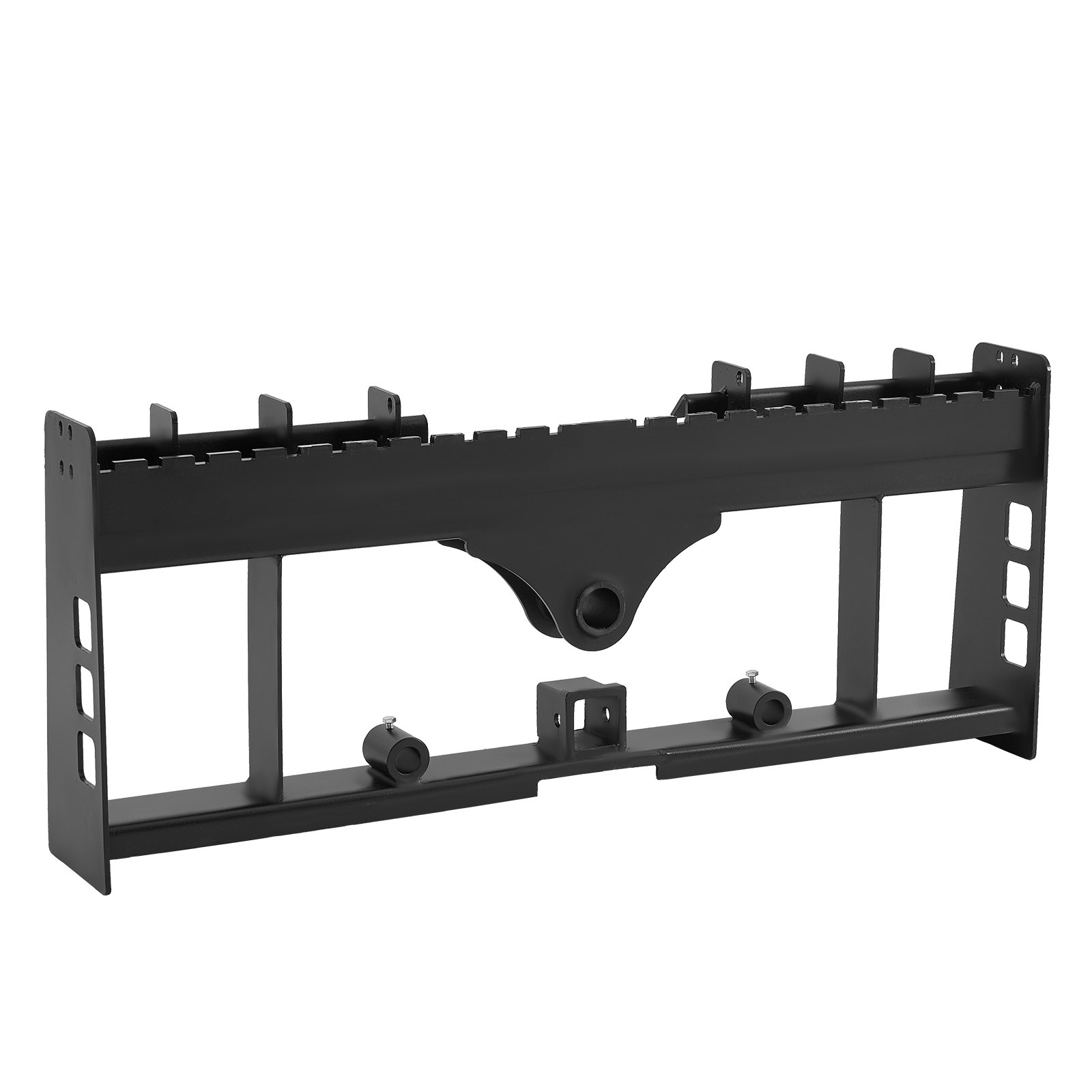 Skid Steer Pallet Fork Frame 4000 lb 45" Quick Attach w/2" Hitch Receiver