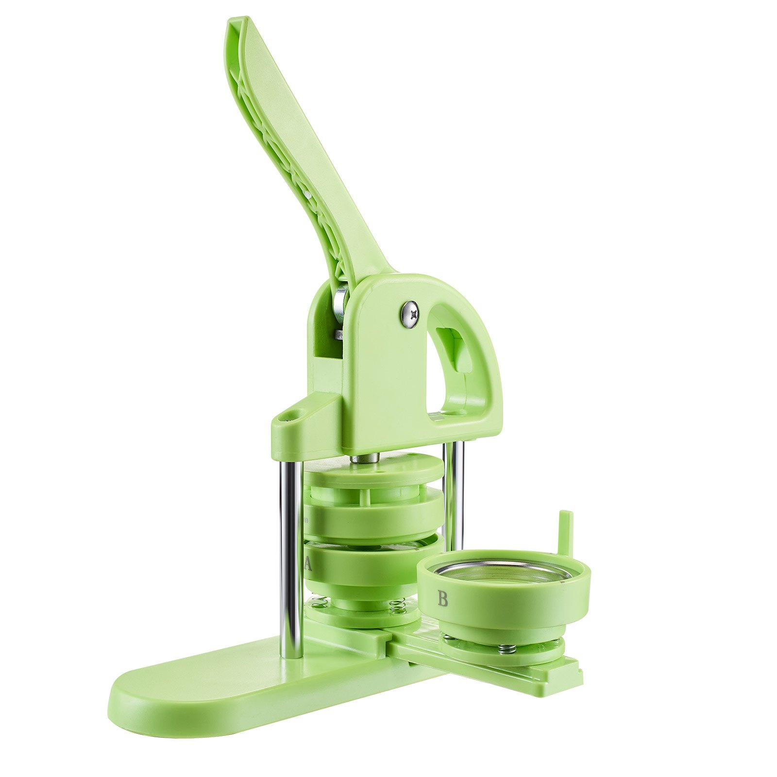 Button Maker Machine Plastic Pin Maker 2.28/2.95 inch with 200pcs Parts