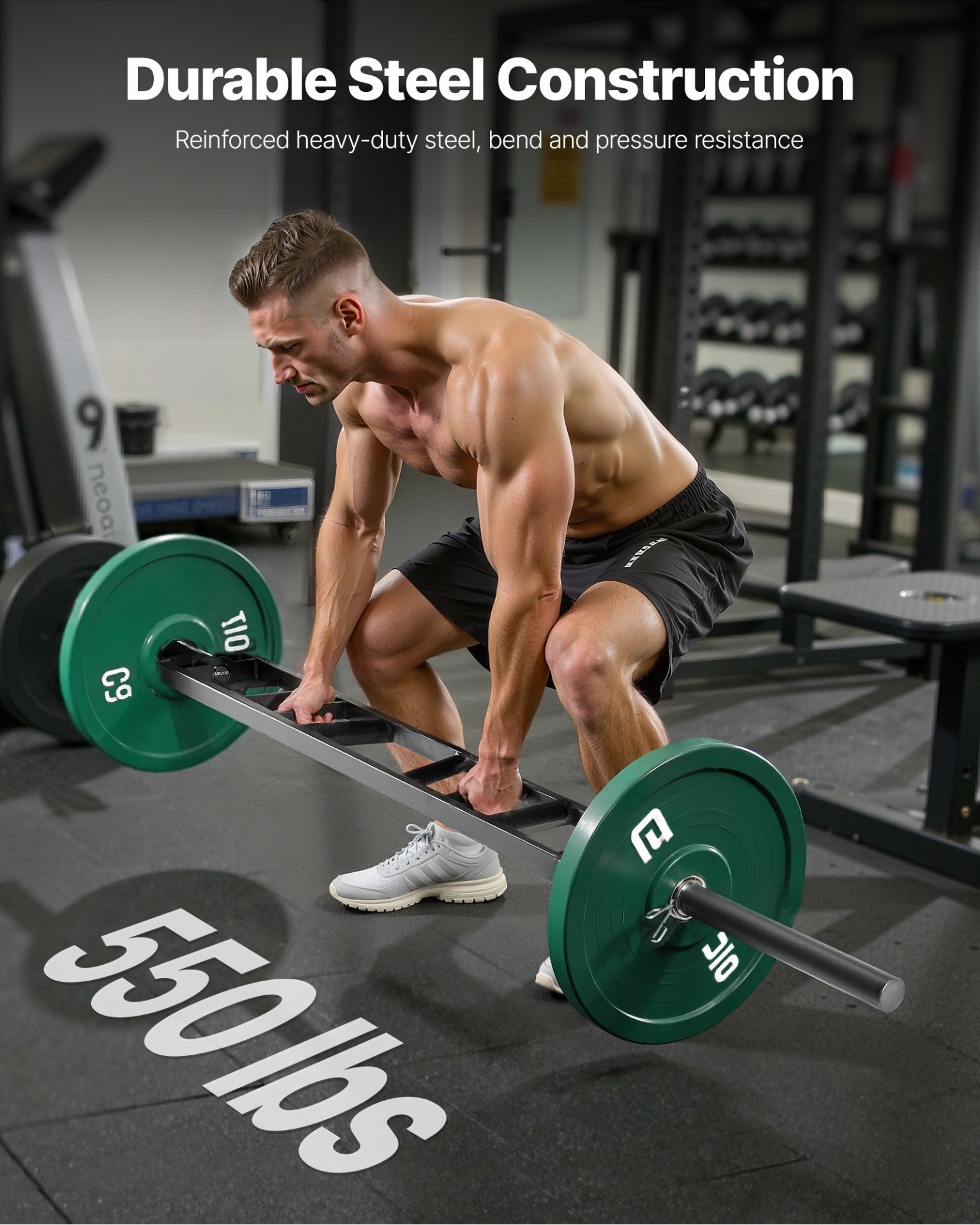 Multi-Grip Barbell, 2-inch 3 Positions Swiss Bar, Lifting Curls | eBay