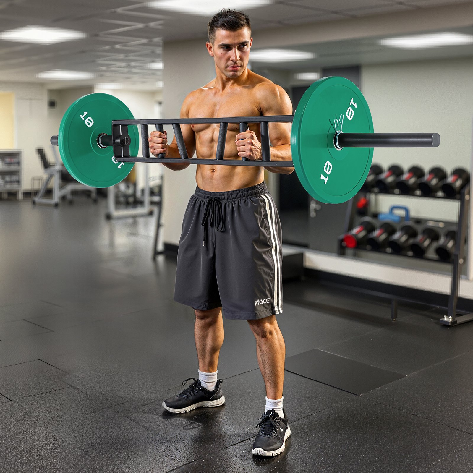 Multi-Grip Barbell, 2-inch 3 Positions Swiss Bar, Lifting Curls | eBay