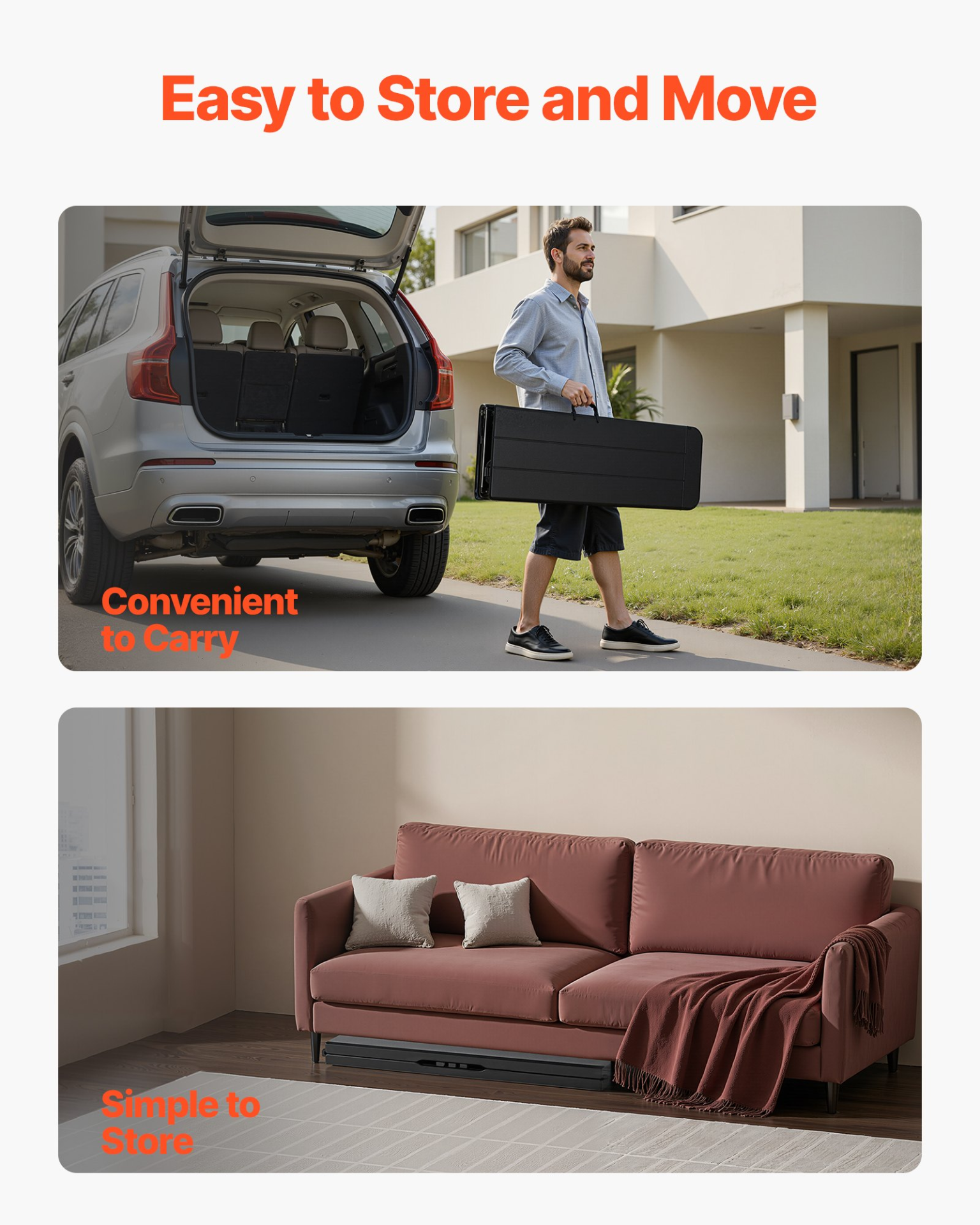 2-Pack VEVOR 6ft Folding Benches – Portable, Durable & Easy to Clean!