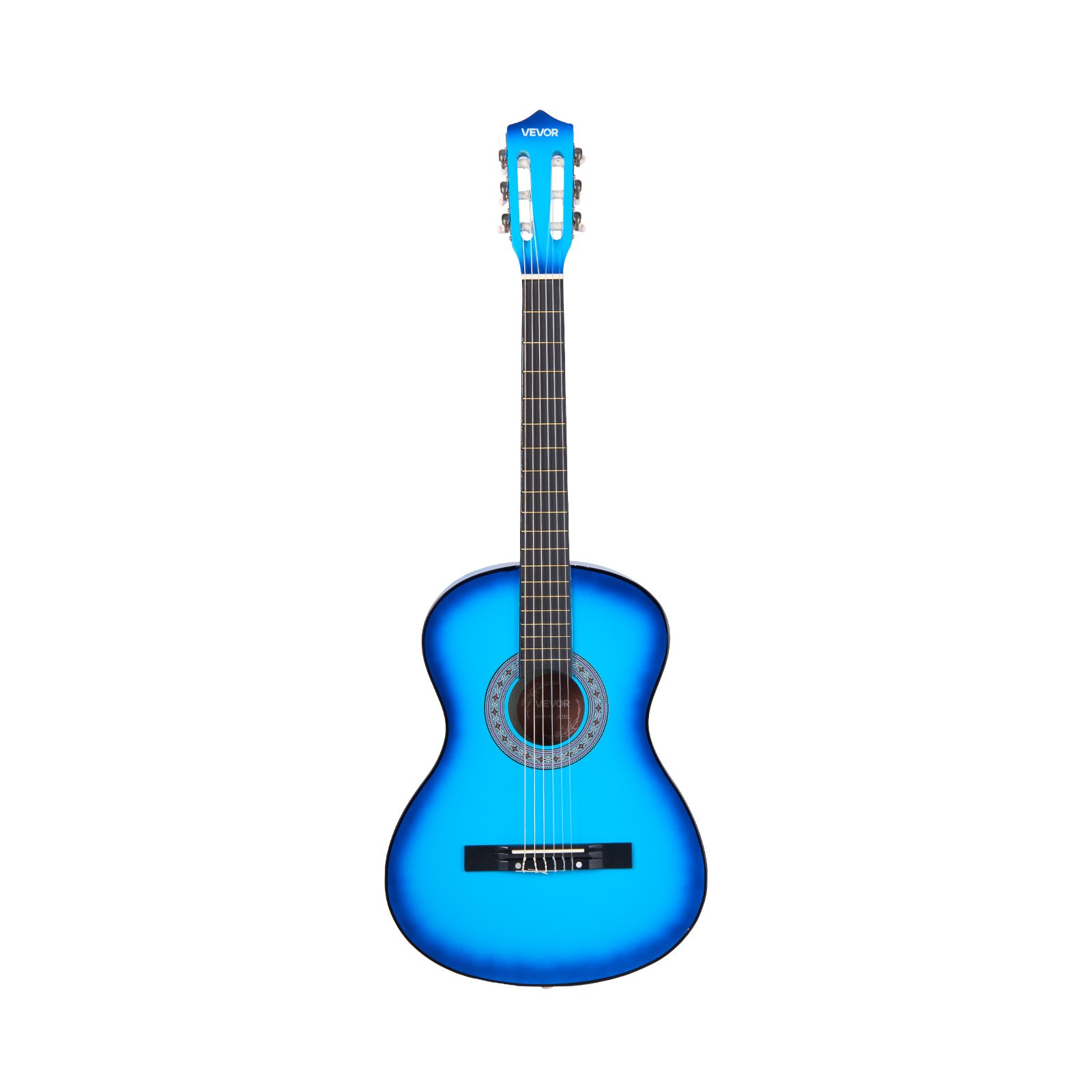 Classical Guitar 38 in Guitar Beginner Starter Kit with Nylon Strings Blue