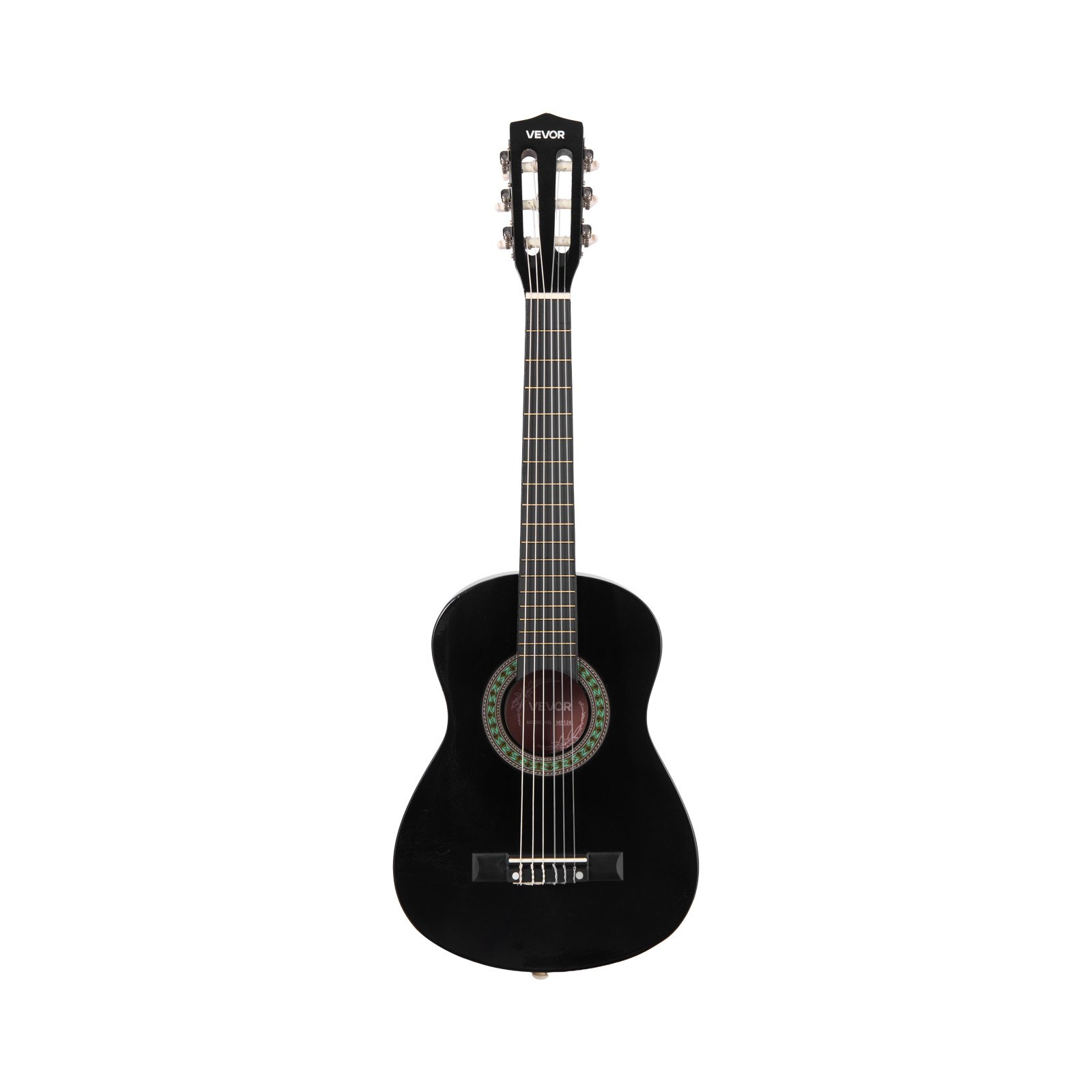 Classical Guitar 30 in Guitar Beginner Starter Kit Nylon Strings Black