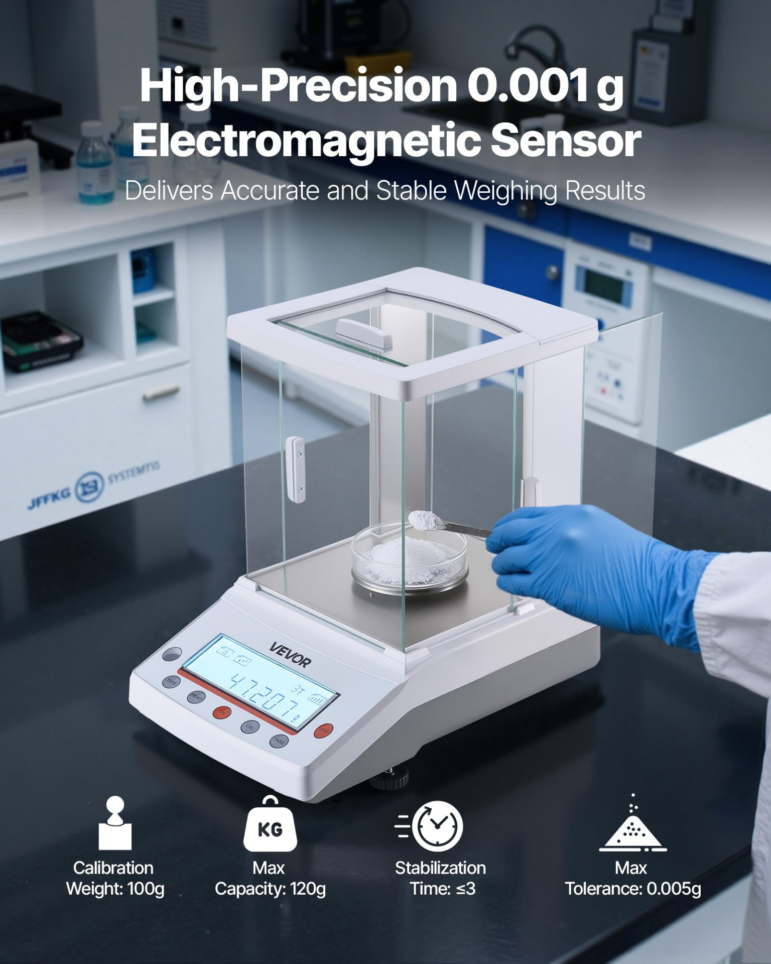 Analytical Balance, for Laboratory Jewelry Pharmacy