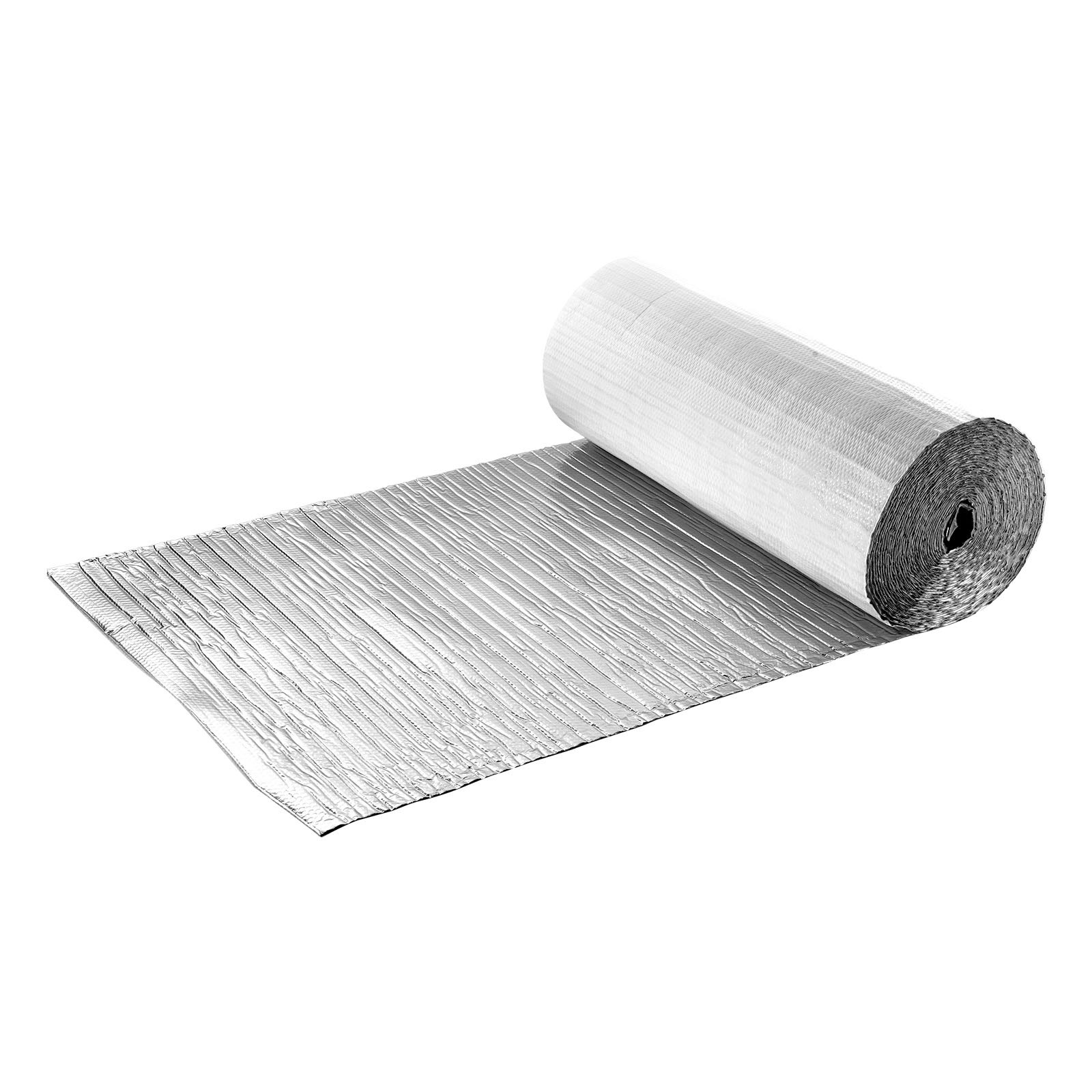 Reflective Insulation Roll, Double-Layer Air Bubble Radiant Barrier, 6mm 48 in