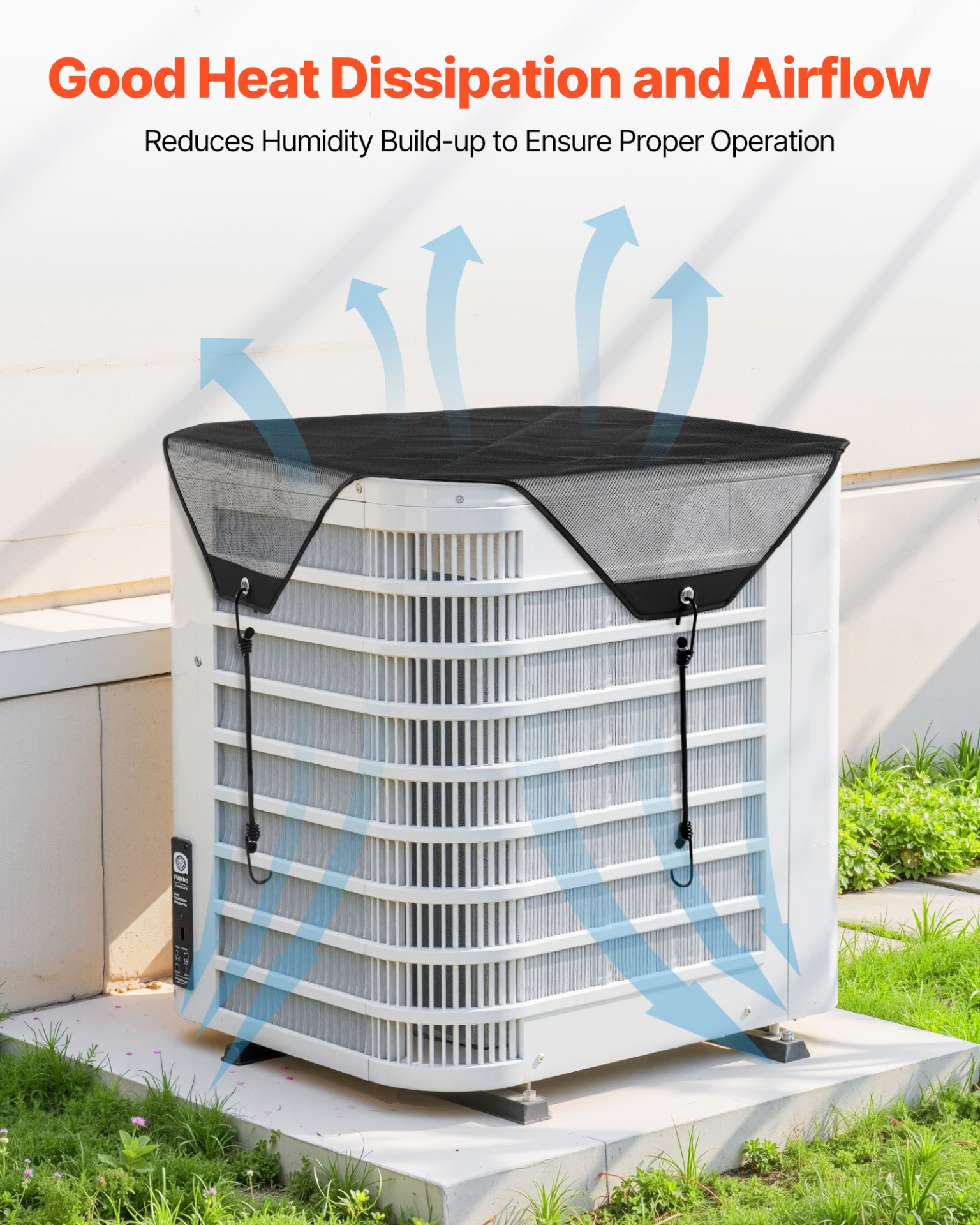 36x36 Zoll Klimaanlage Abdeckung Mesh Defender Reißfest für Outdoor - Bild 3 von 10