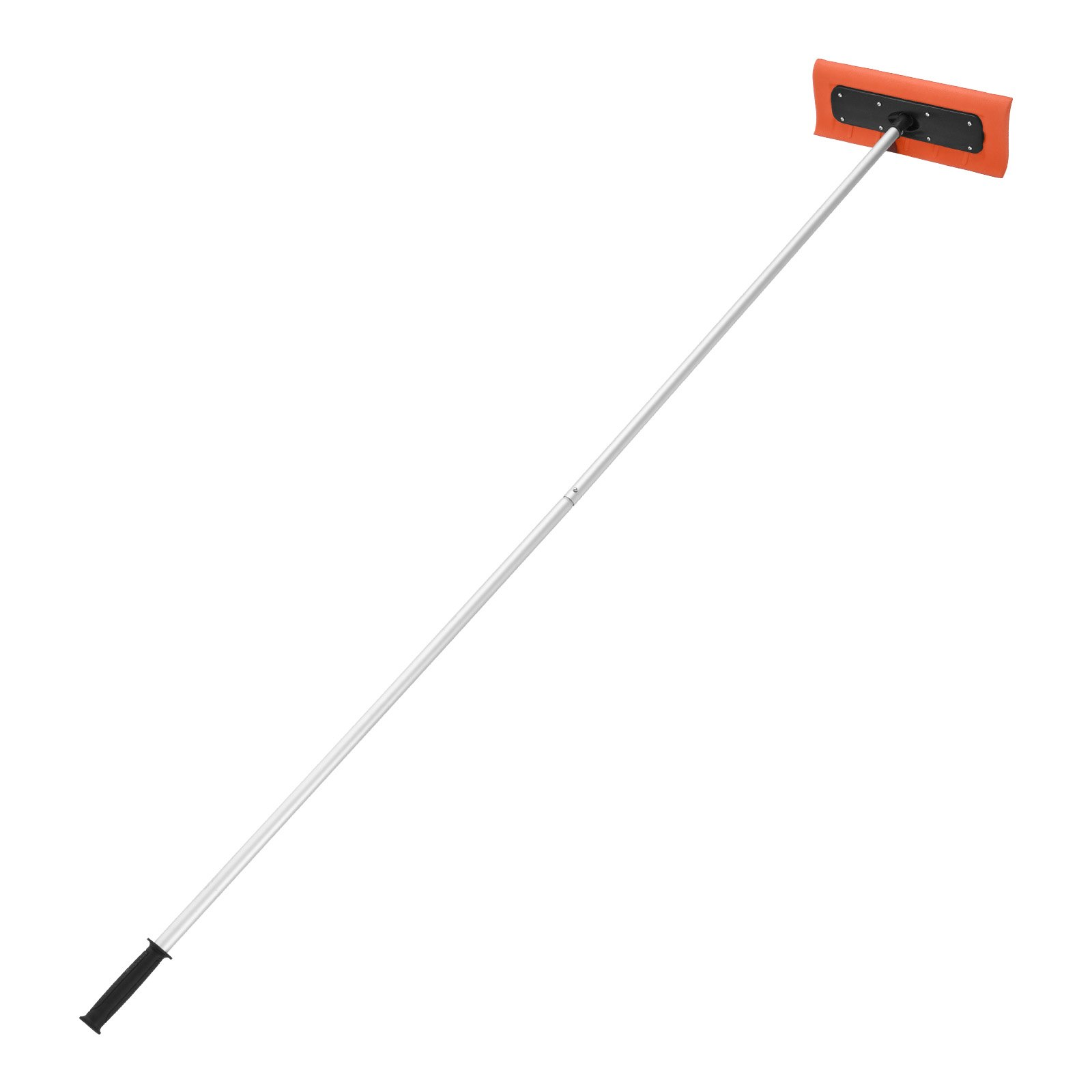7.3-18.4ft Adjustable Snow Roof Rake 17.7 in Foam Blade Snows Removal Tool
