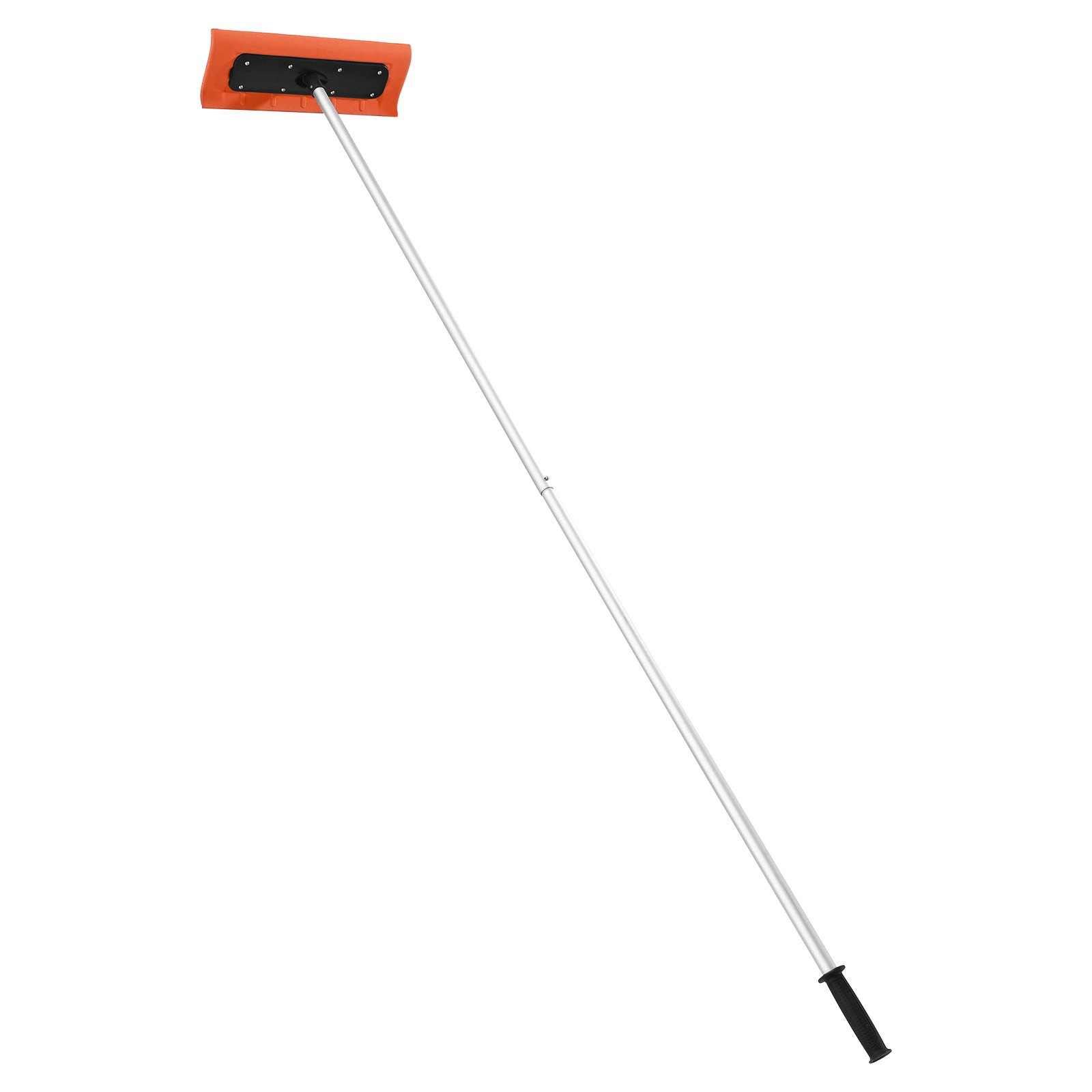 7.3-18.4ft Adjustable Snow Roof Rake 17.7 in Foam Blade Snows Removal Tool
