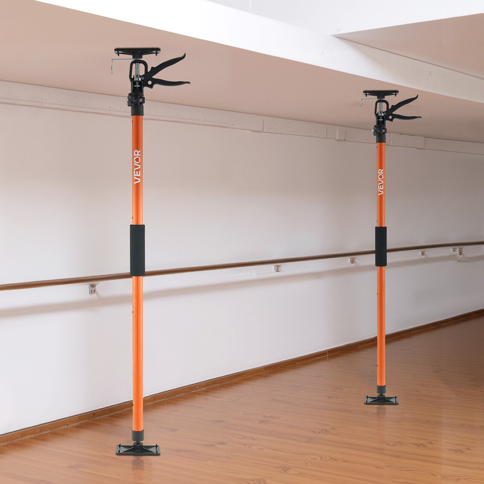 VEVOR 8-Pack Adjustable Support Poles, 45"-114" Telescoping Cabinet Jacks