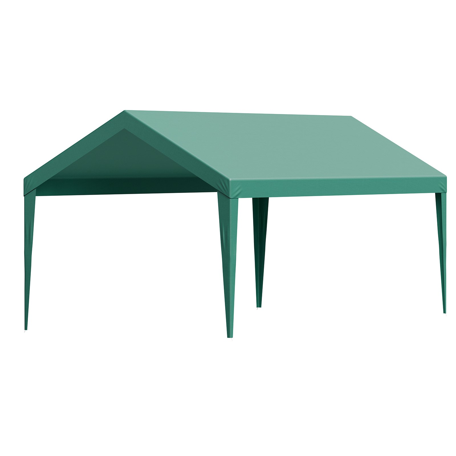 VEVOR 10x20 ft Carport Canopy Replacement Cover, Dark Green