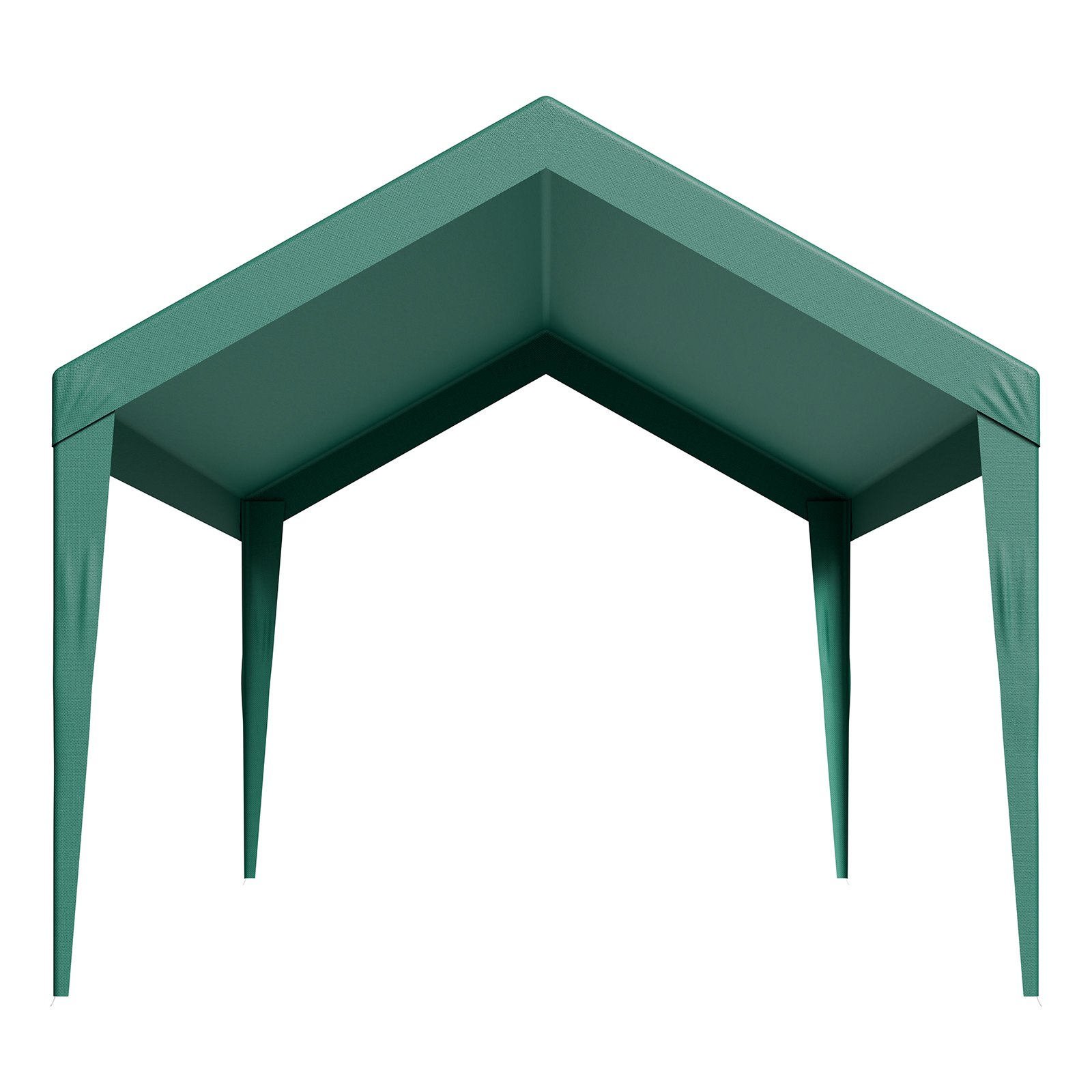 VEVOR 10x20 ft Carport Canopy Replacement Cover, Dark Green