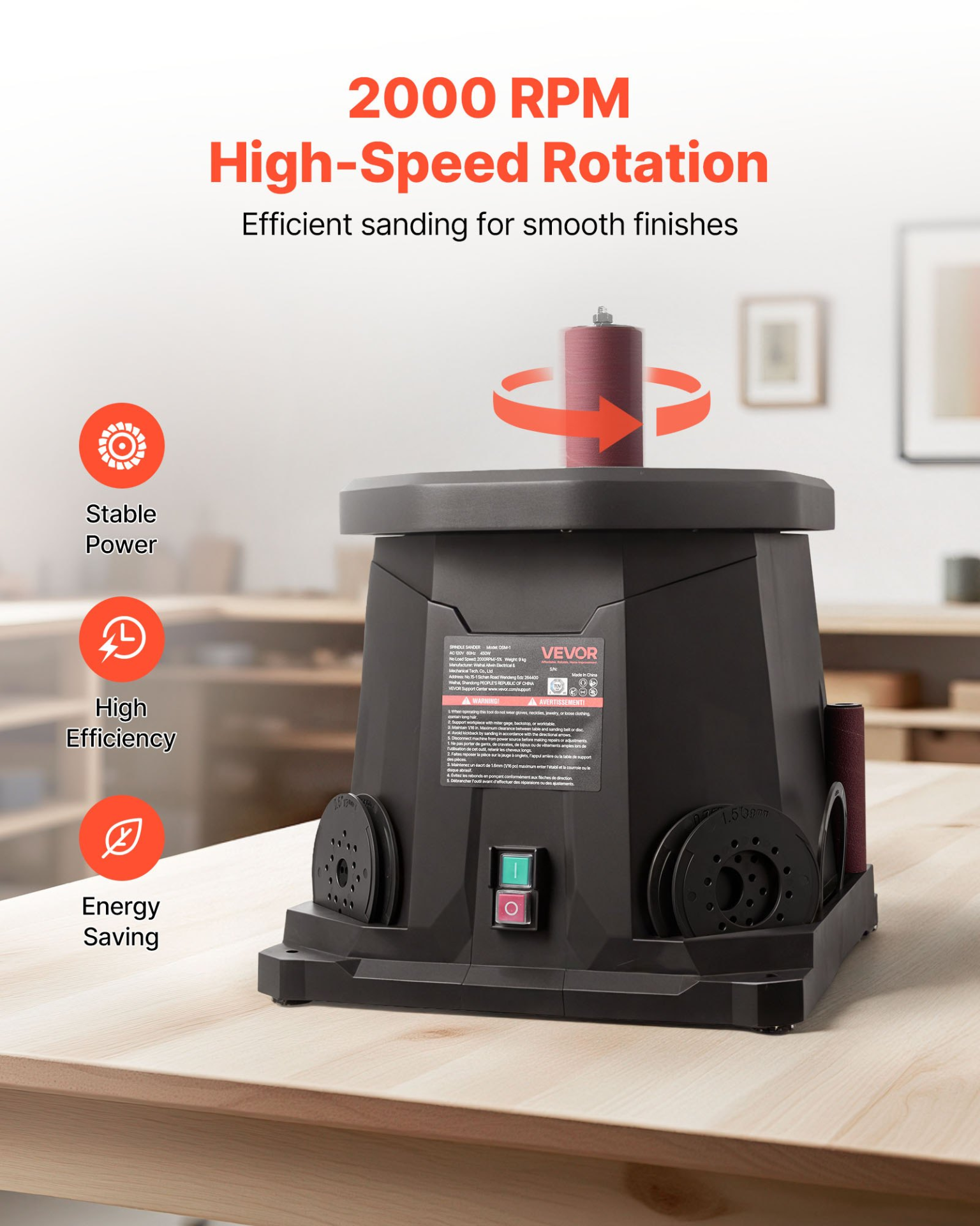 Oscillating Spindle Sander, DIY Woodworking