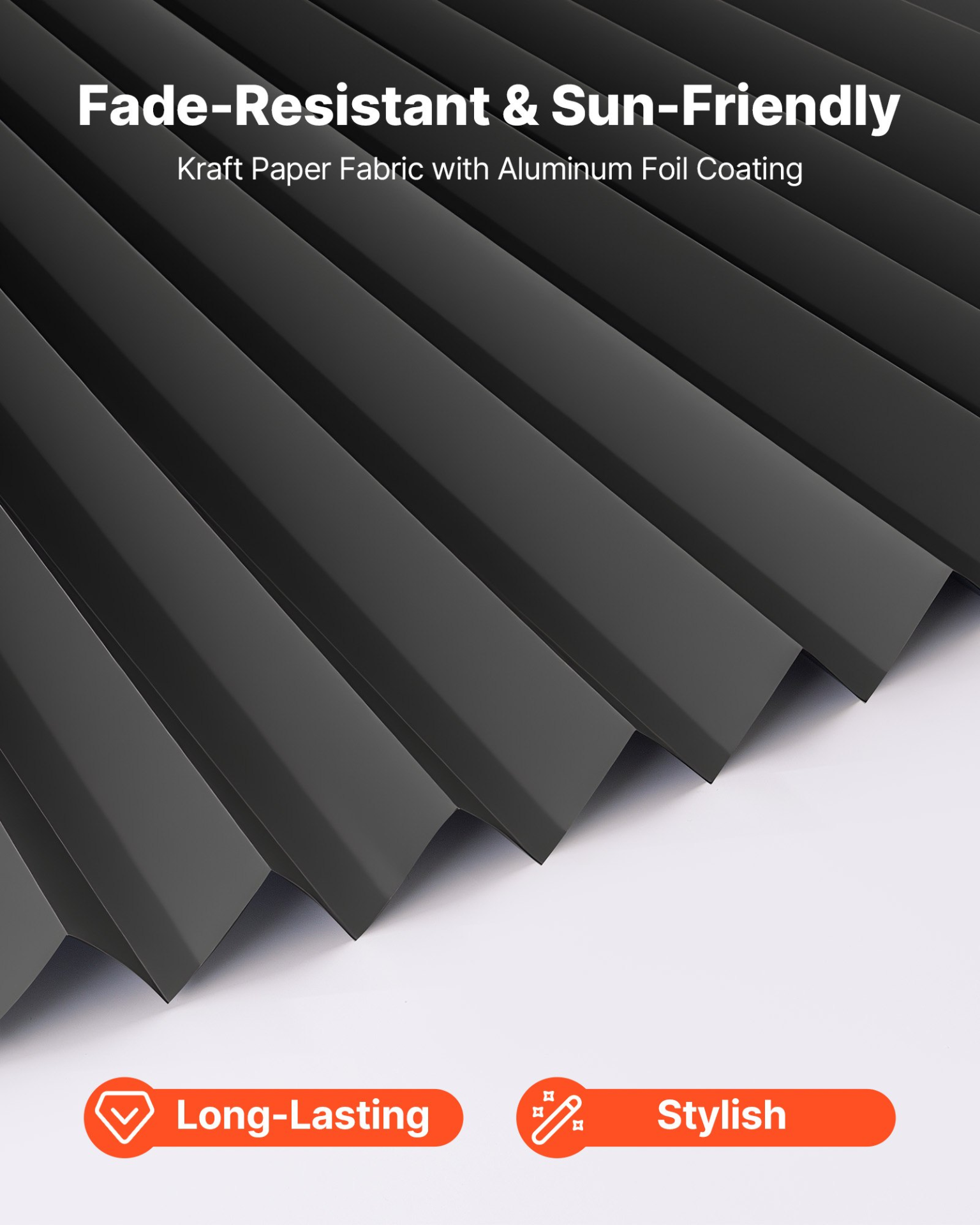 Paper Blinds, 6 Pack, 36 in x 72 in, Bedroom