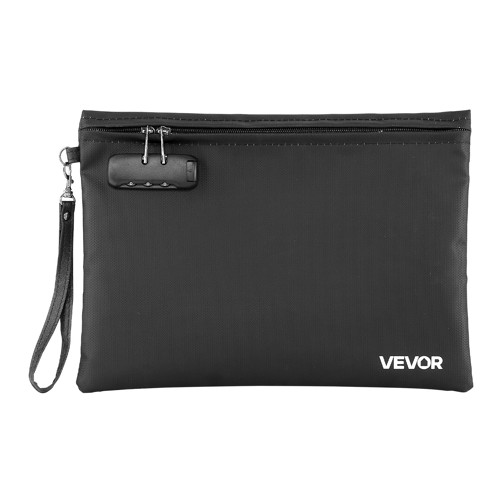 Fireproof Document Bag with Lock, Fire & Waterproof File Storage Organizer