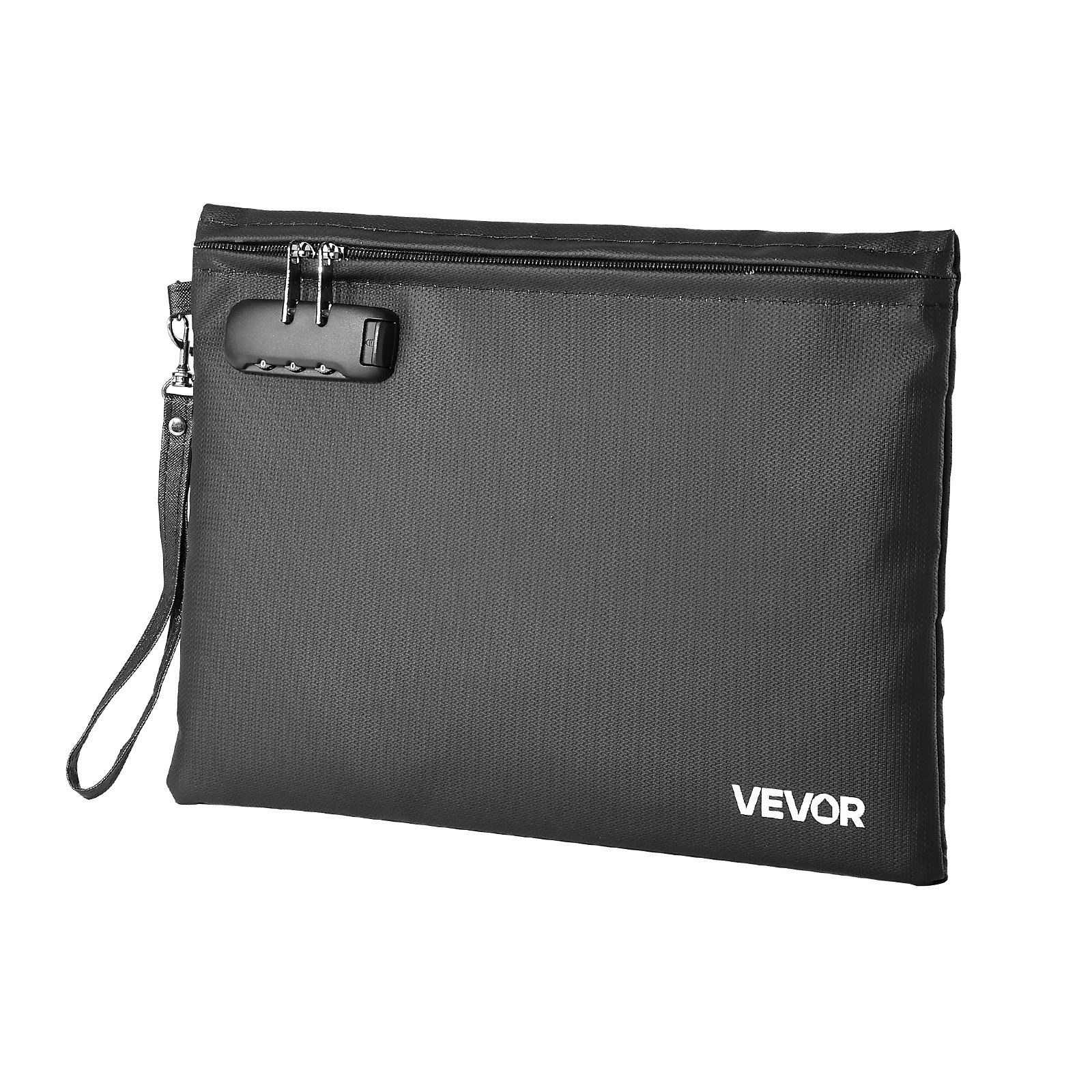 Fireproof Document Bag with Lock, Fire & Waterproof File Storage Organizer