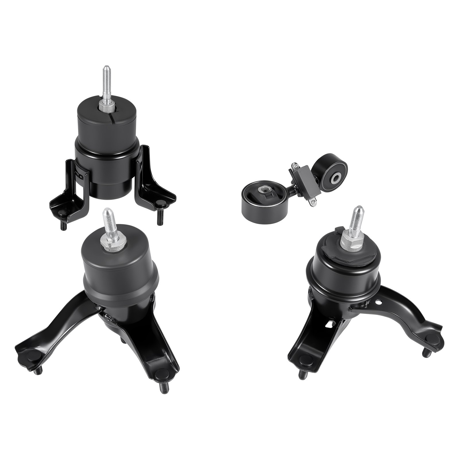 VEVOR 4-PC Engine & Transmission Mount Kit 07-11 Camry 2.4L