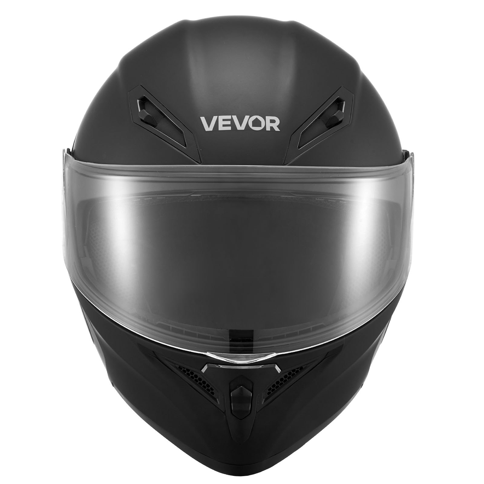 VEVOR Modular Motorcycle Helmet, DOT, Flip-Up, Matte Black, M