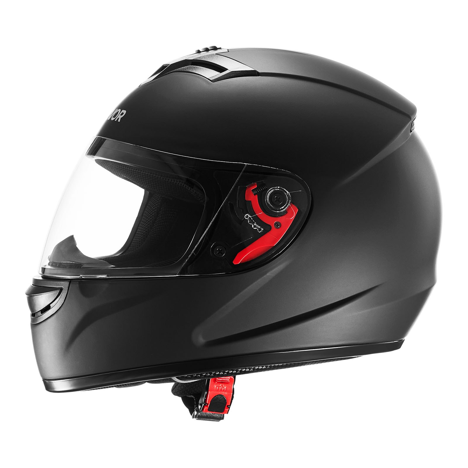 VEVOR Full Face Motorcycle Helmet, DOT, Dual Visor, Matte Black, M